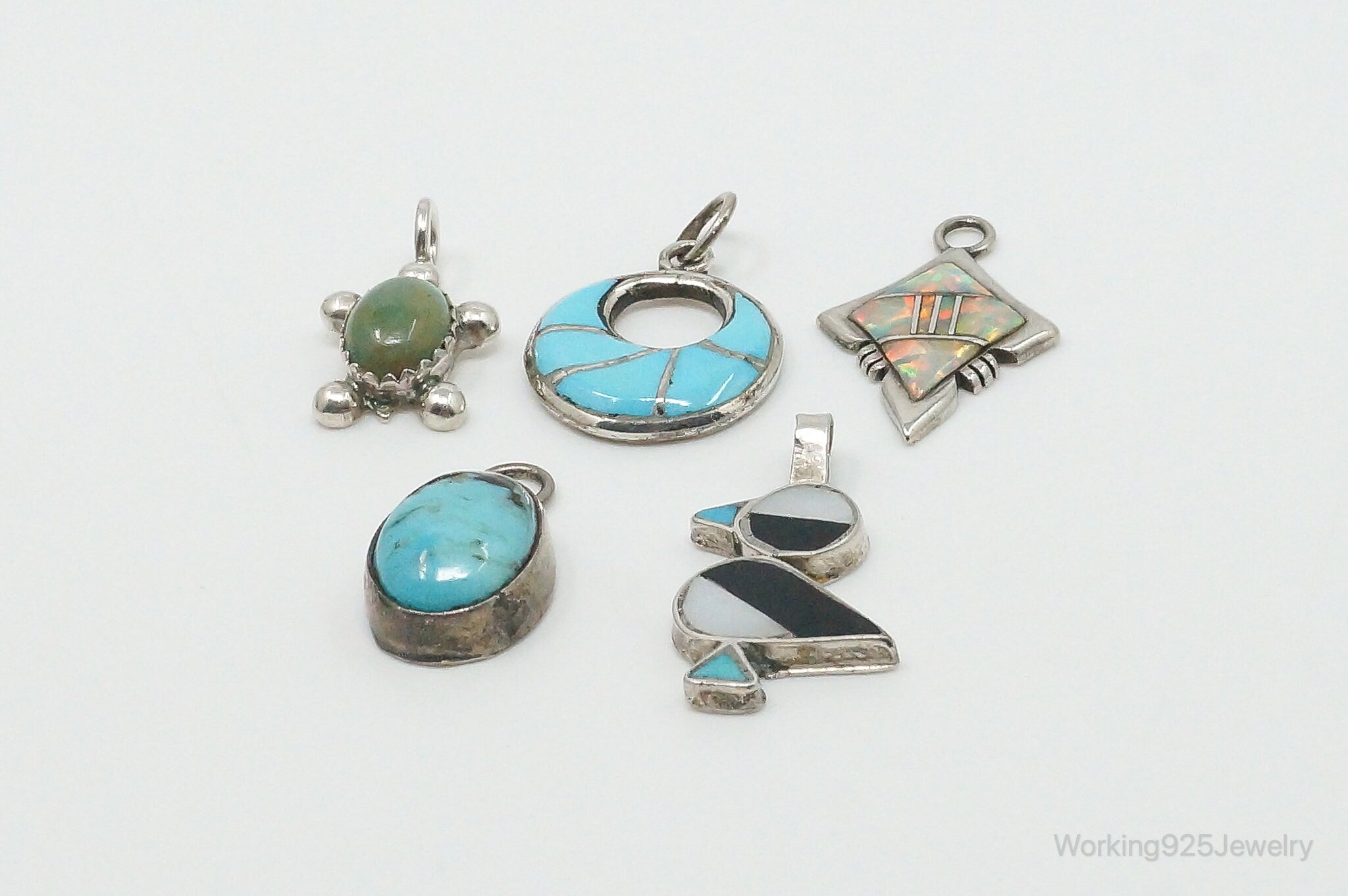 Vintage Native American Sterling Silver Charms