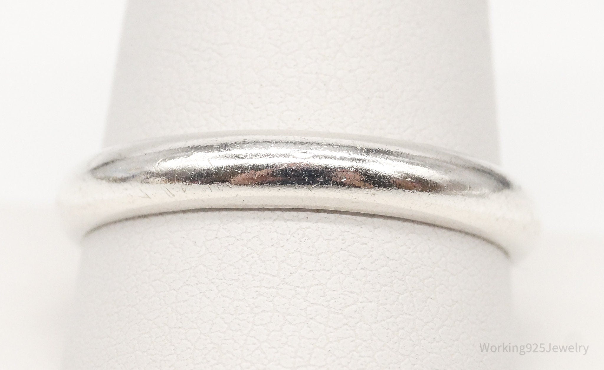 Vintage Sterling Silver Band Ring - Size 11