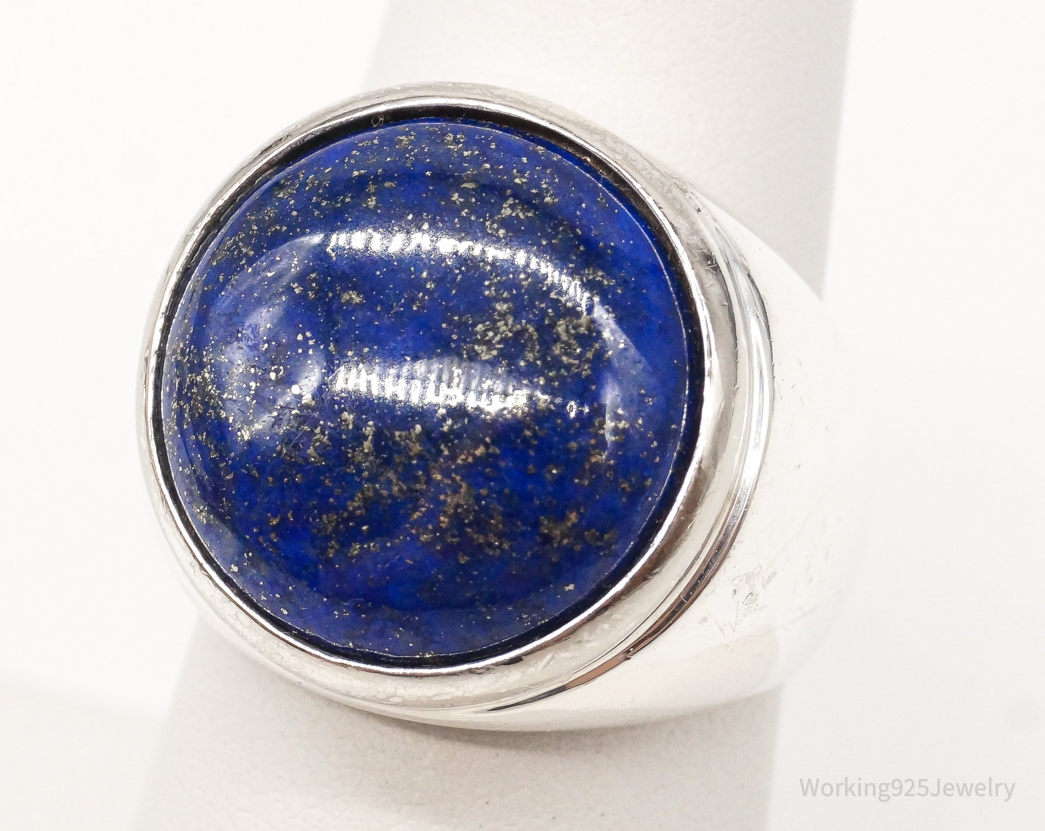 Vintage Ross Simons Lapis Lazuli Sterling Silver Ring Size 7