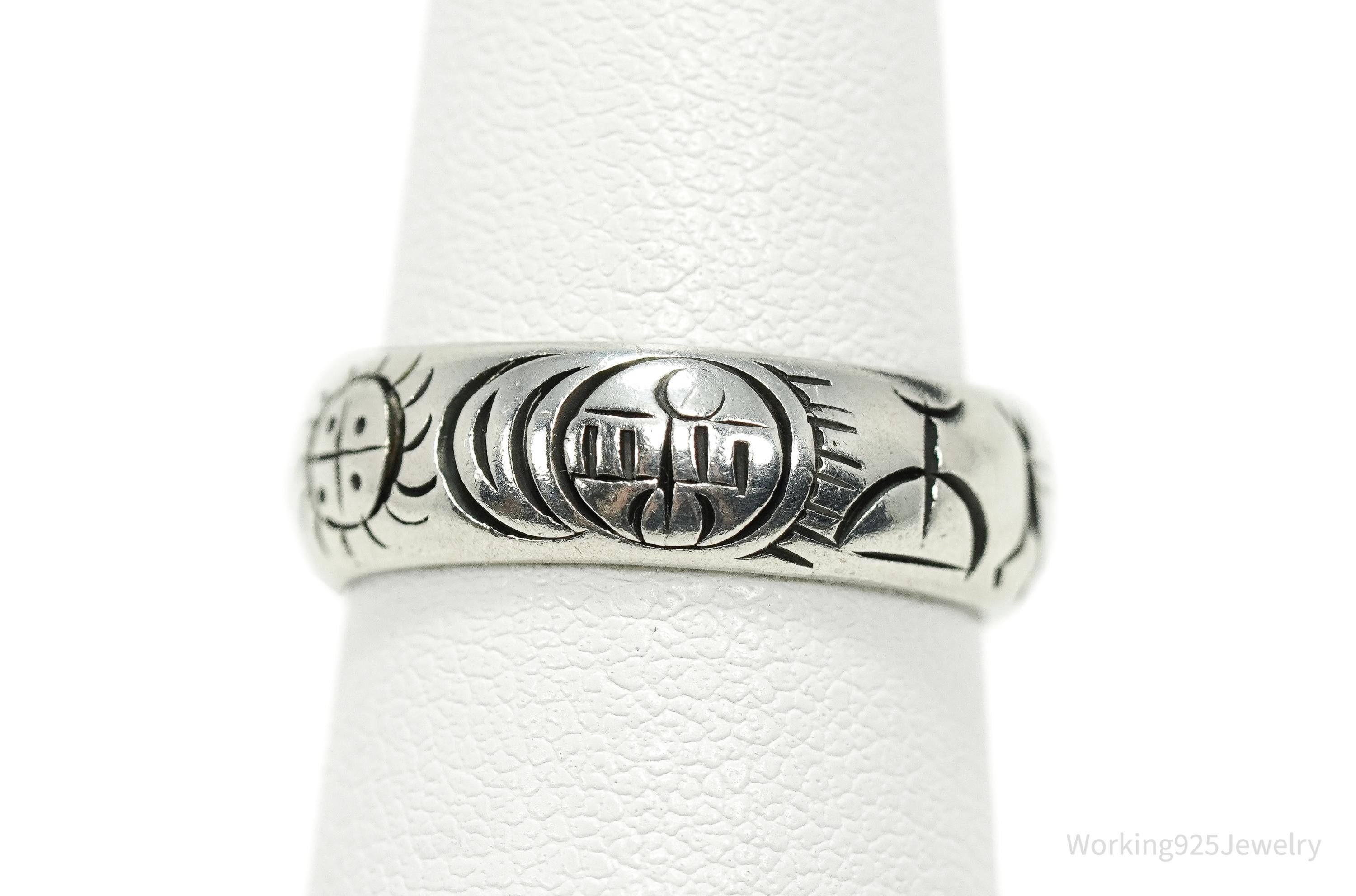 Vintage Berber Sterling Silver Ring Size 7.25