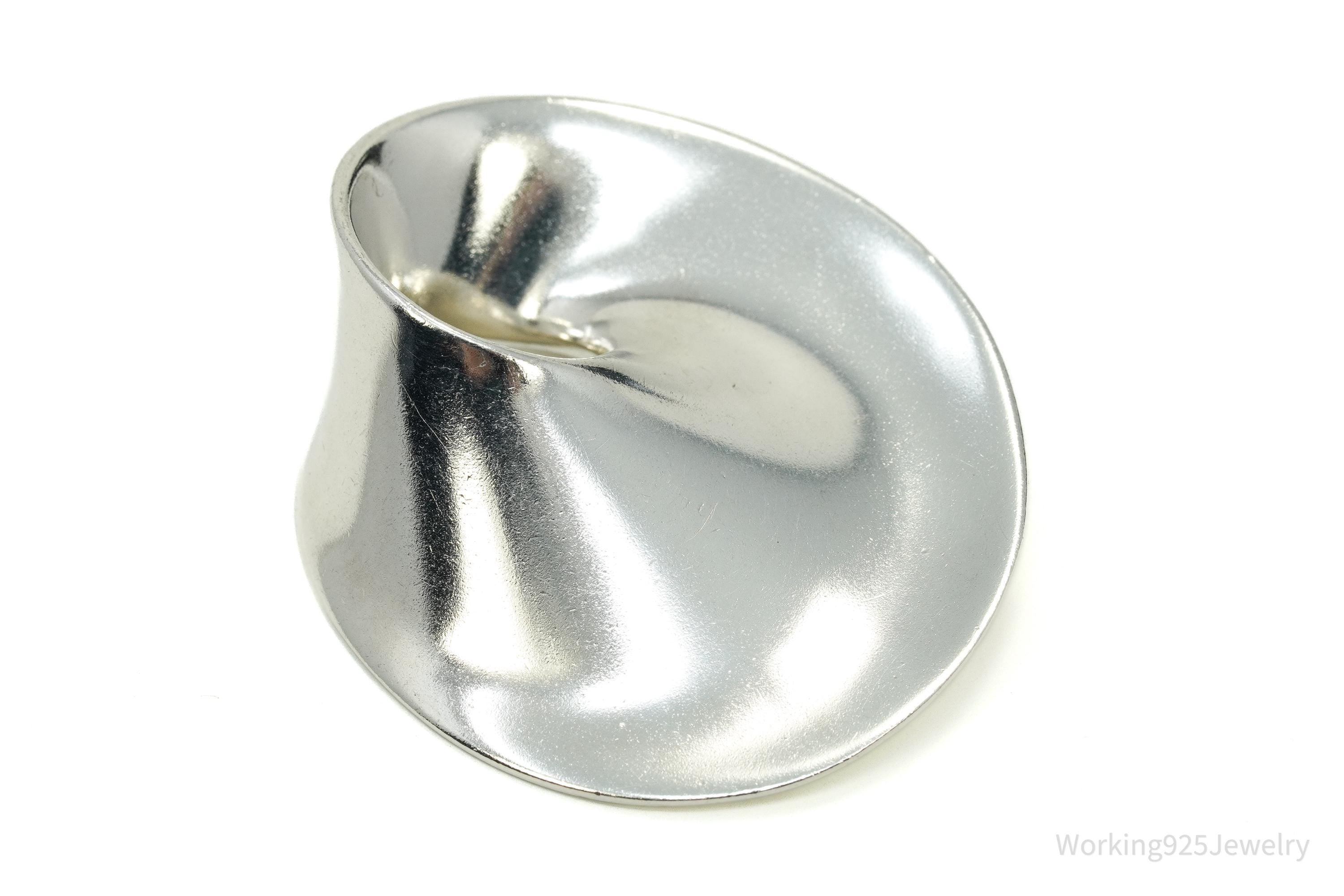 RARE Vintage Georg Jensen Vivianna Torun MOBIUS Sterling Silver Brooch Pin
