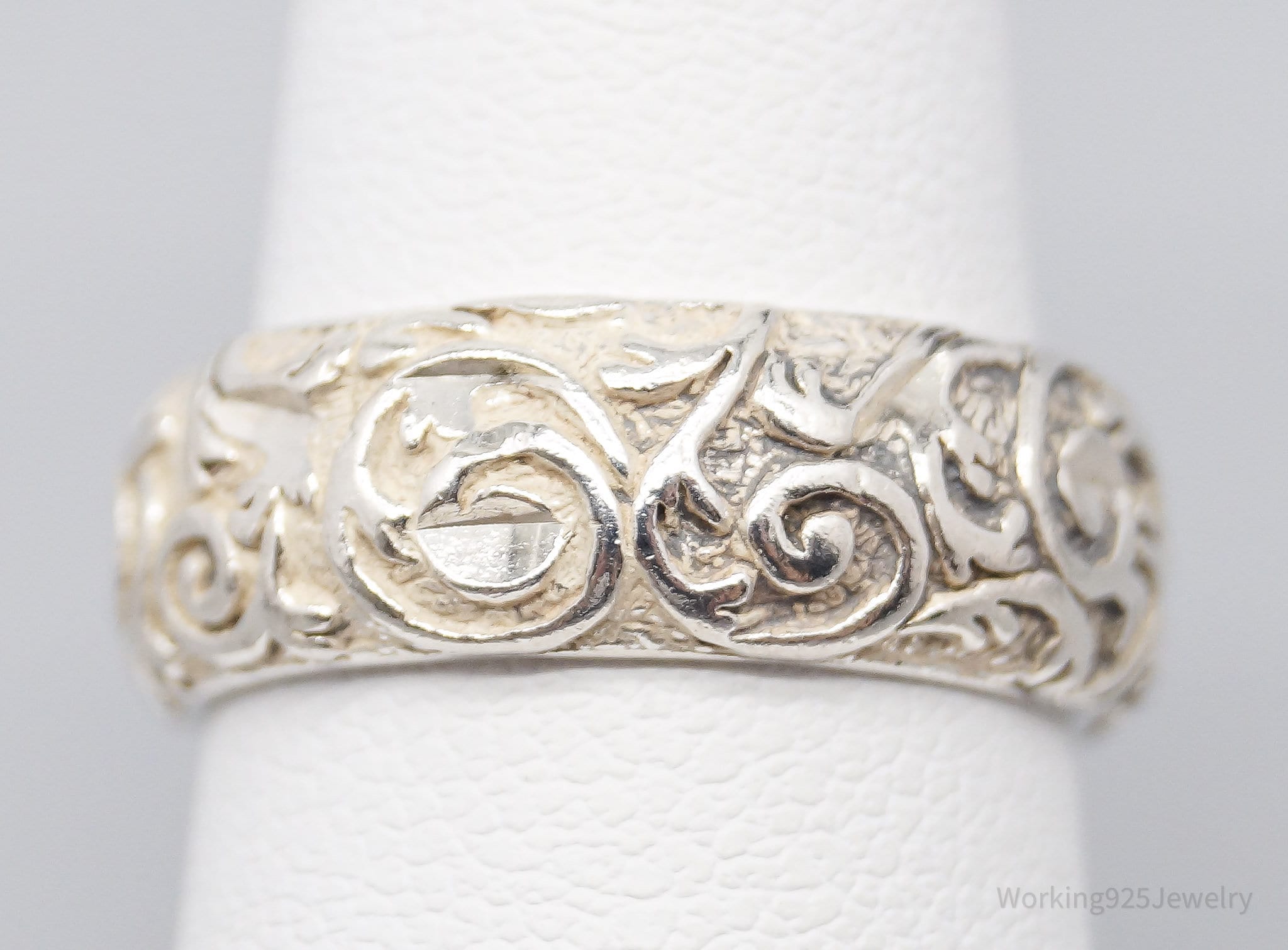 Vintage Native Designer Carolyn Pollack Relios Sterling Silver Ring - Size 6