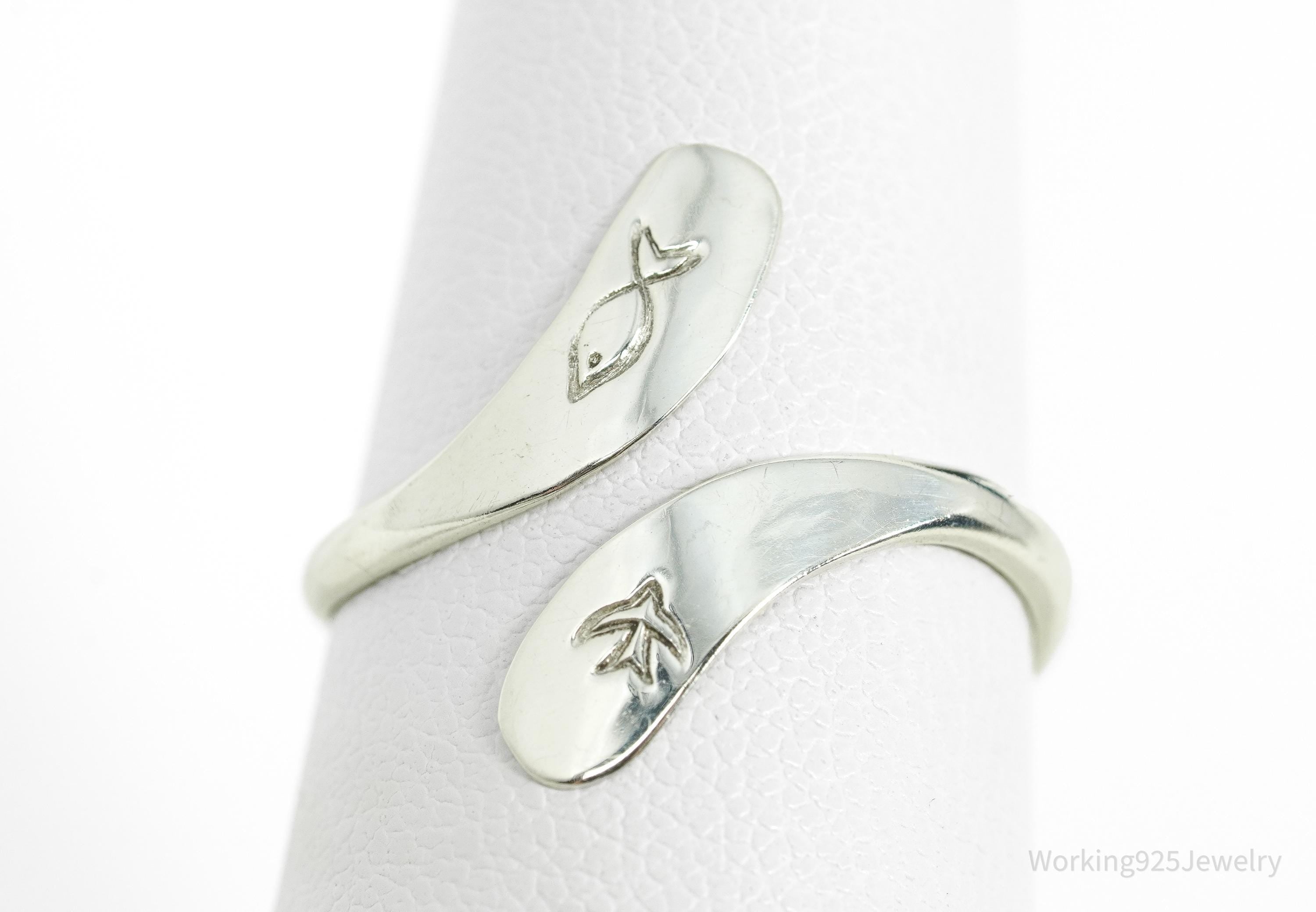 Vintage "Journey" Sterling Silver Ring - Size 7.75
