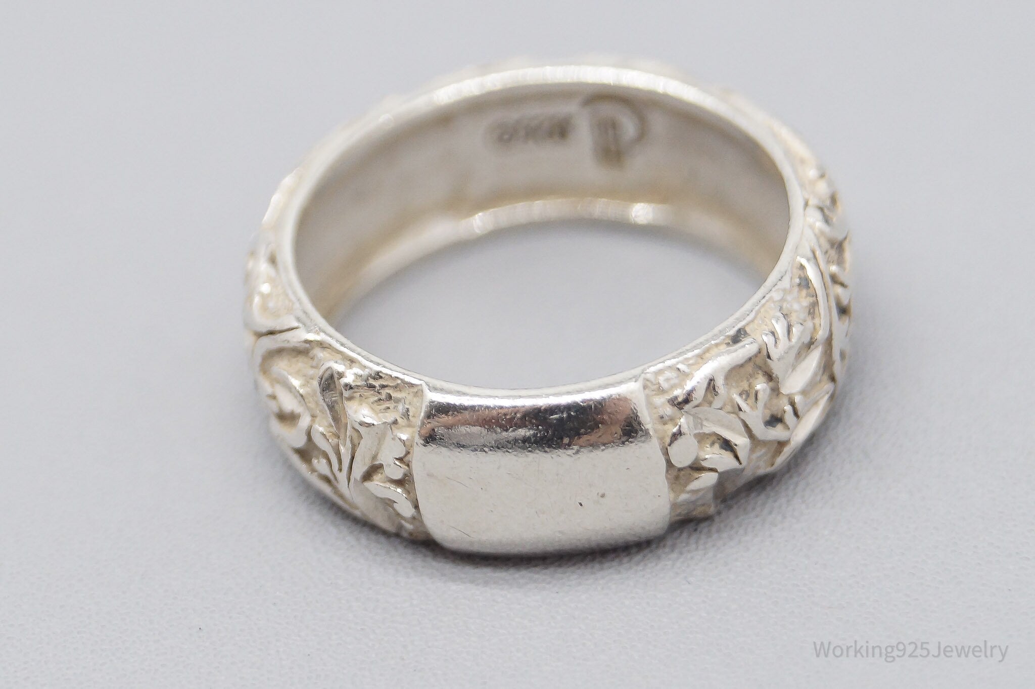 Vintage Native Designer Carolyn Pollack Relios Sterling Silver Ring - Size 6