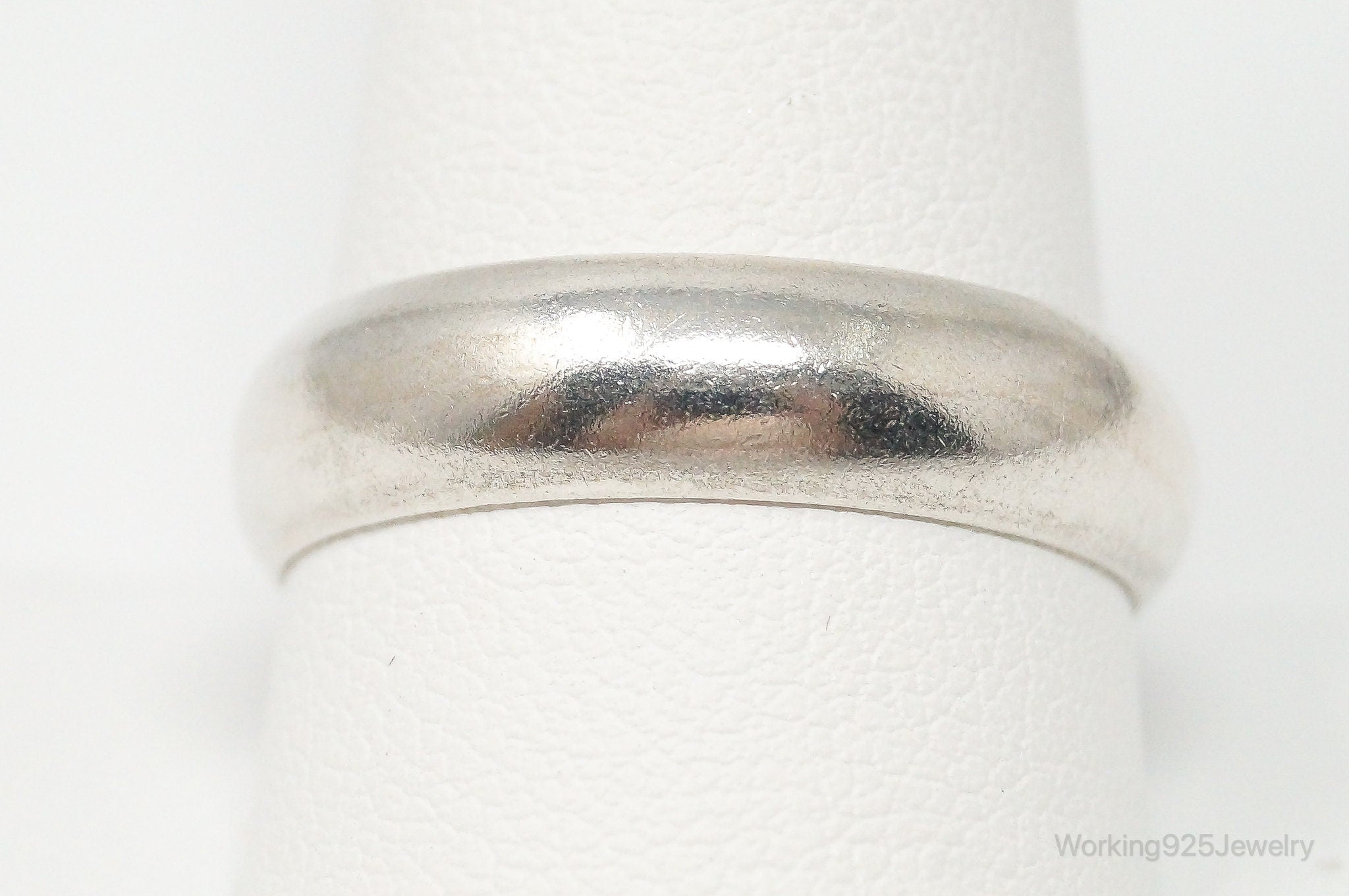 Vintage Sterling Silver Band Ring - Size 11