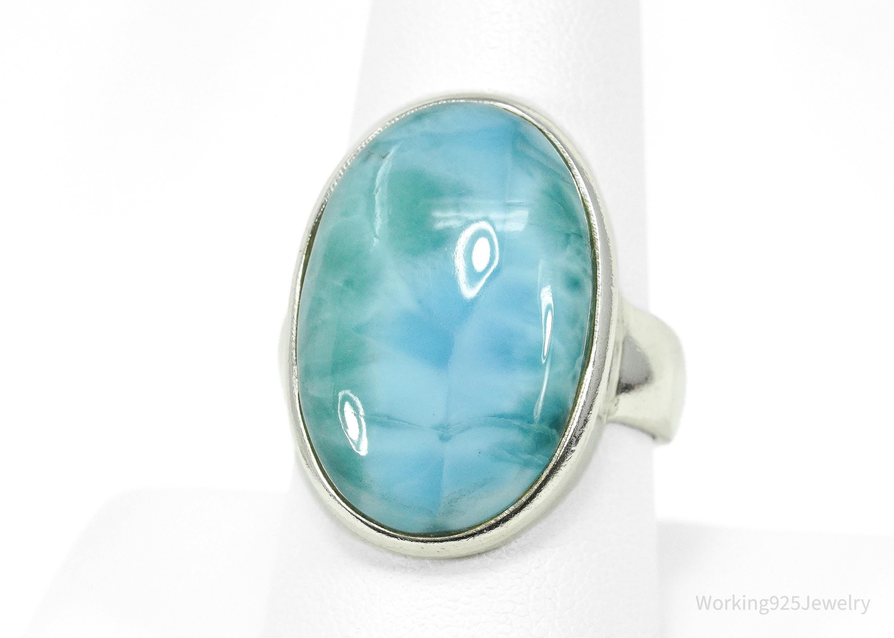 Shop our Larimar Jewelry Collection of Sterling Silver Rings