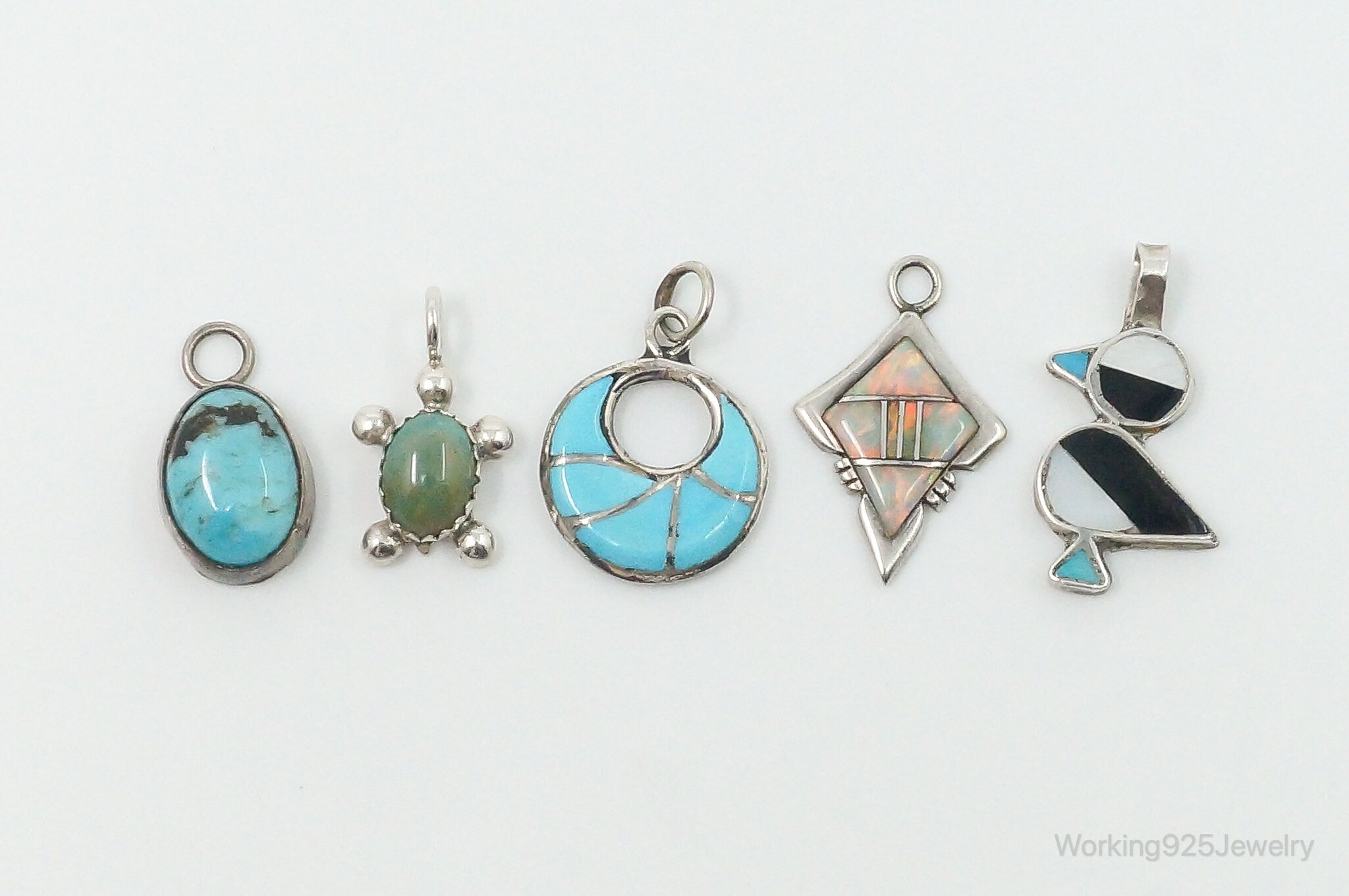 Vintage Native American Sterling Silver Charms