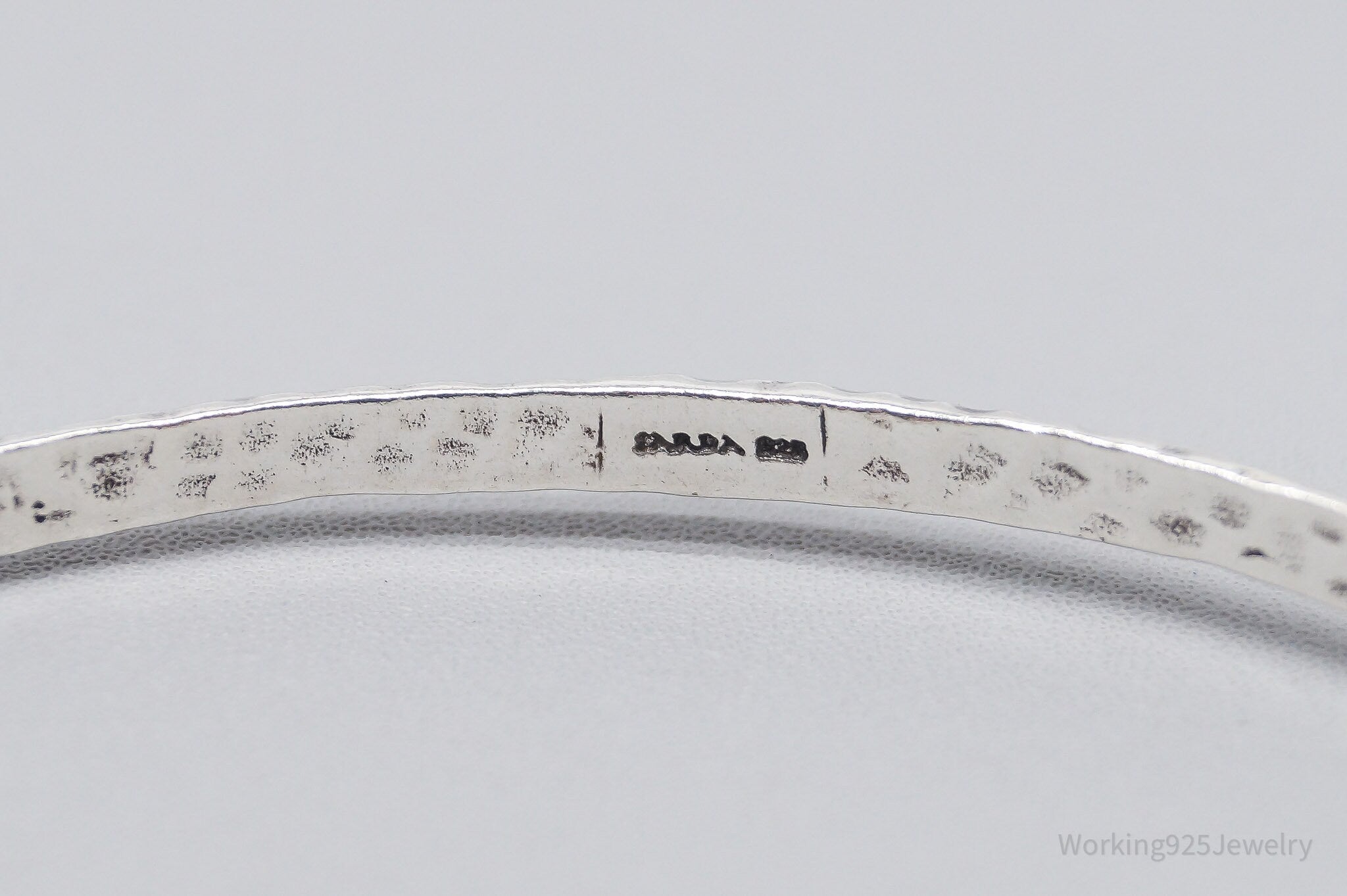 Designer SARDA Sterling Silver Push Button Bracelet 7"
