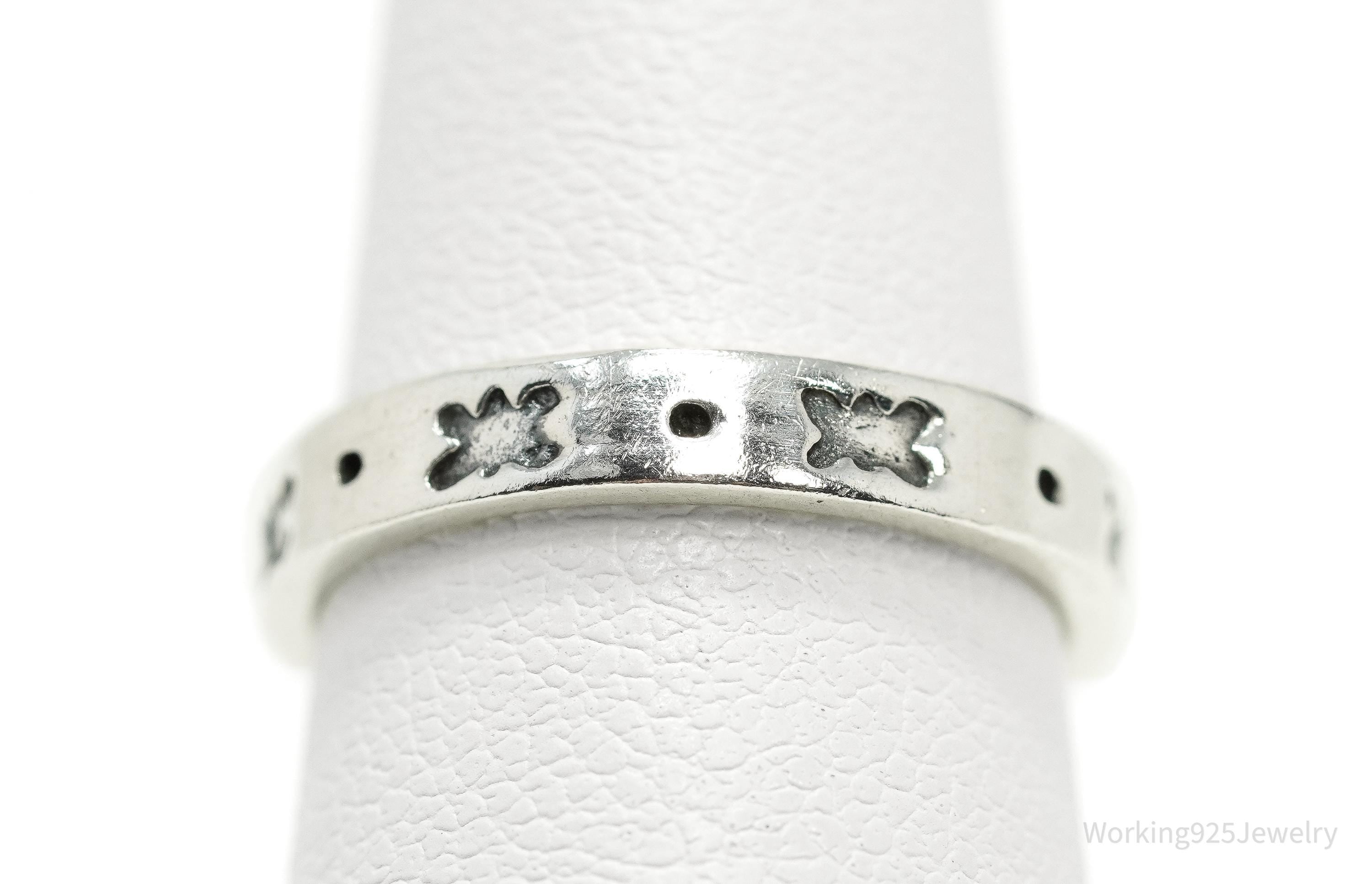 Vintage Boma Sterling Silver Band Ring - Size 5.25