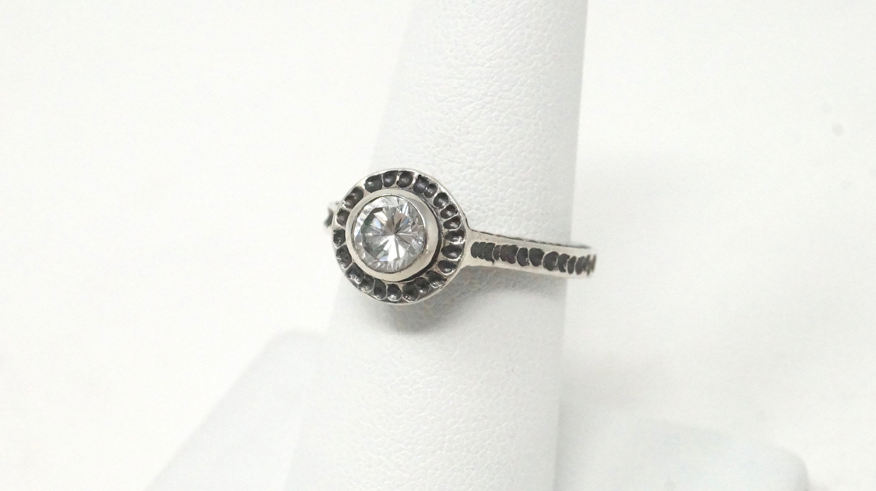 Vtg Designer Silpada "Perfect Bliss" Retired Sterling Silver Statement Ring Sz 7