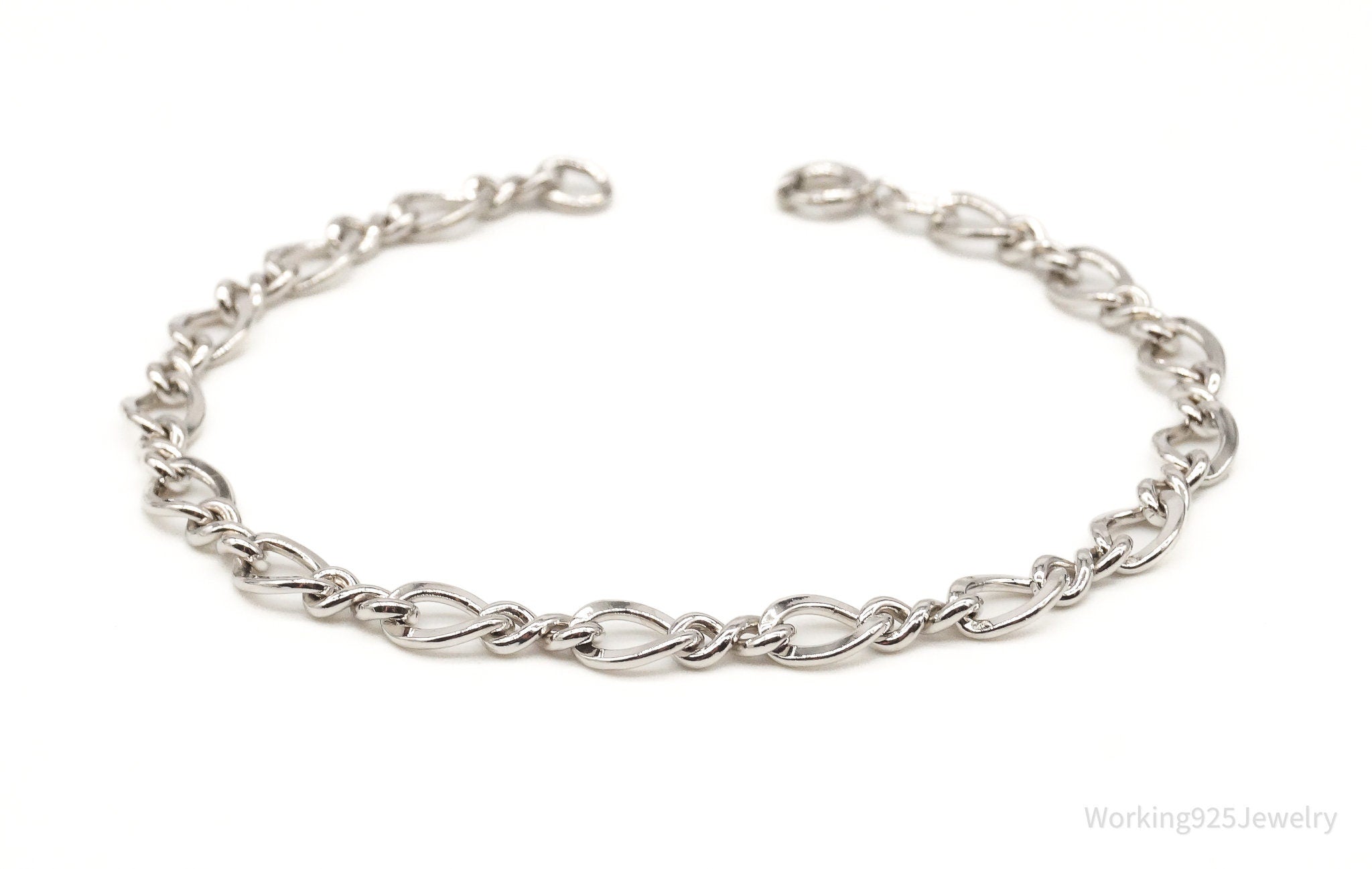 Antique Sterling Silver Chainlink Bracelet