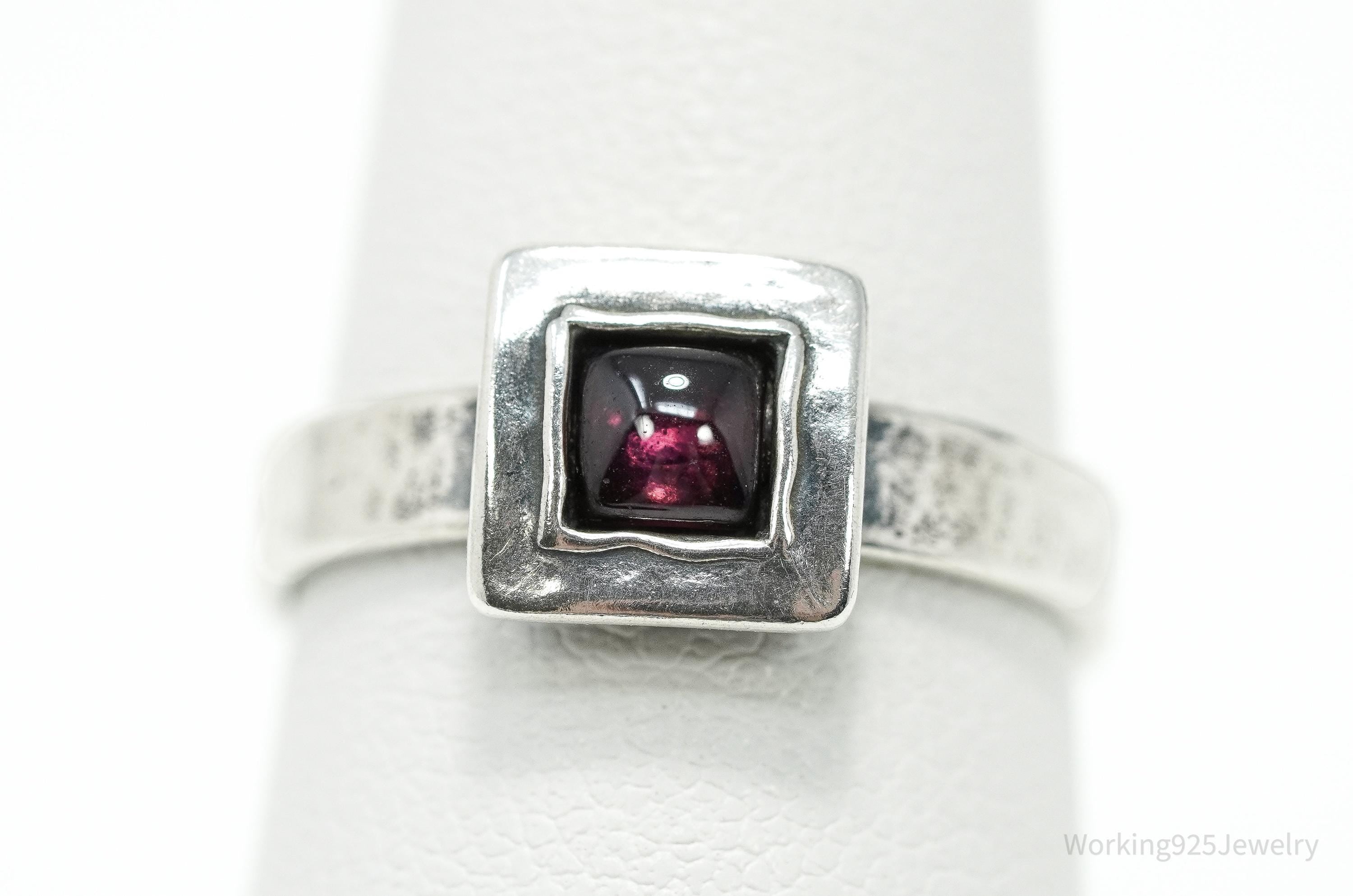 Vintage Silpada Rhodolite Garnet Sterling Silver Ring - Size 7.25