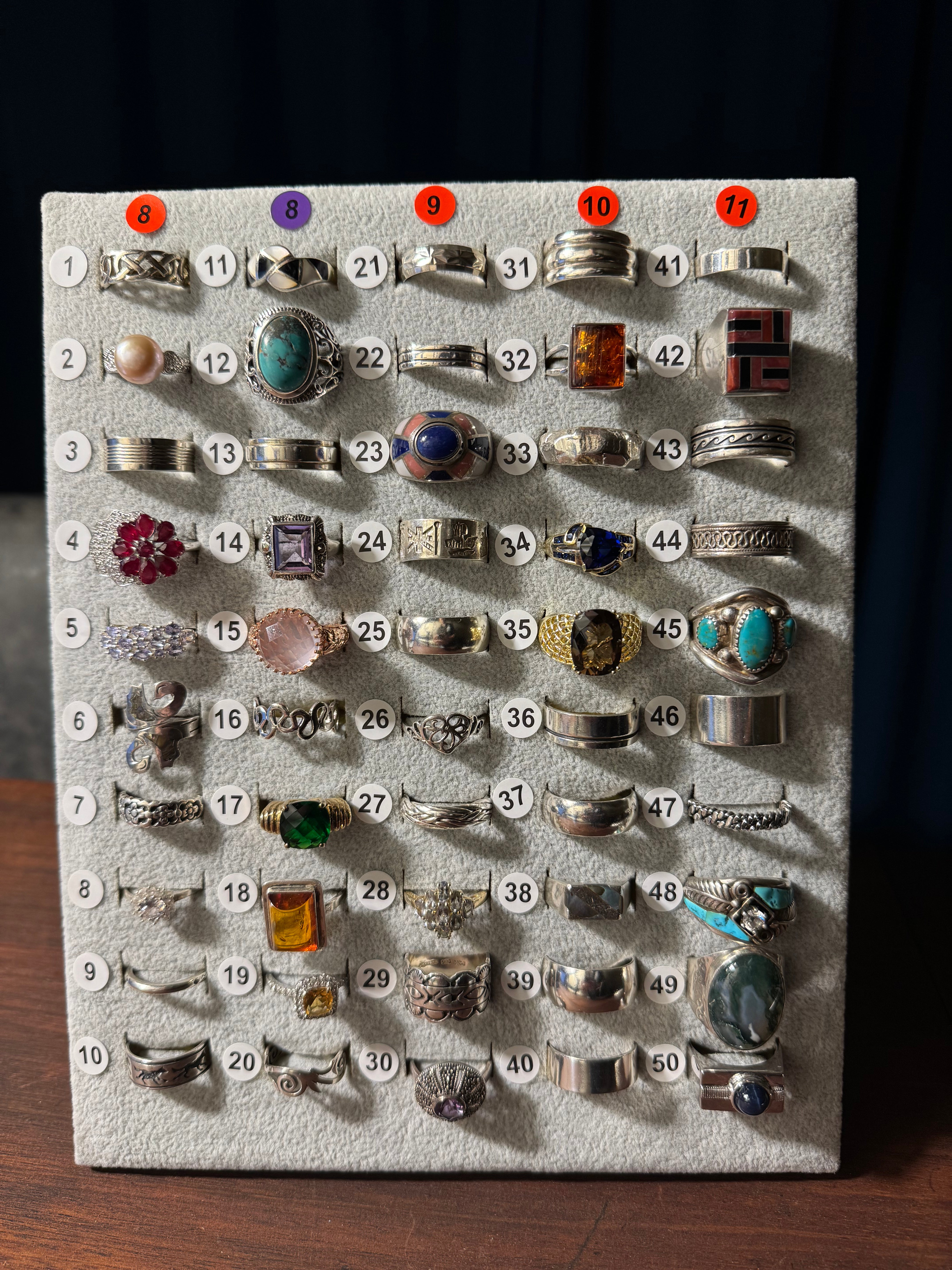 Ring Board E - Sizes 8-11