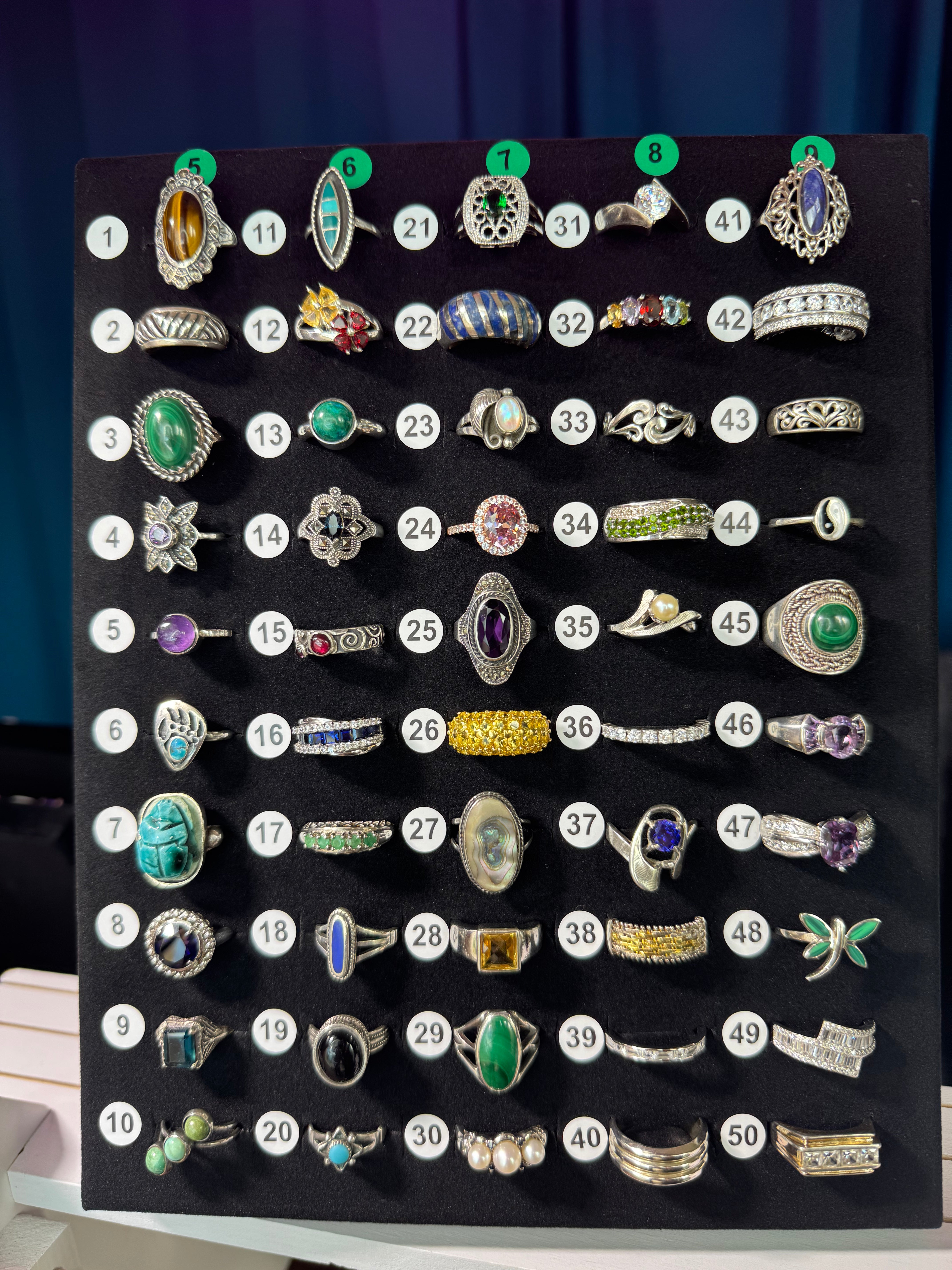 Ring Board F - Sizes 5-9