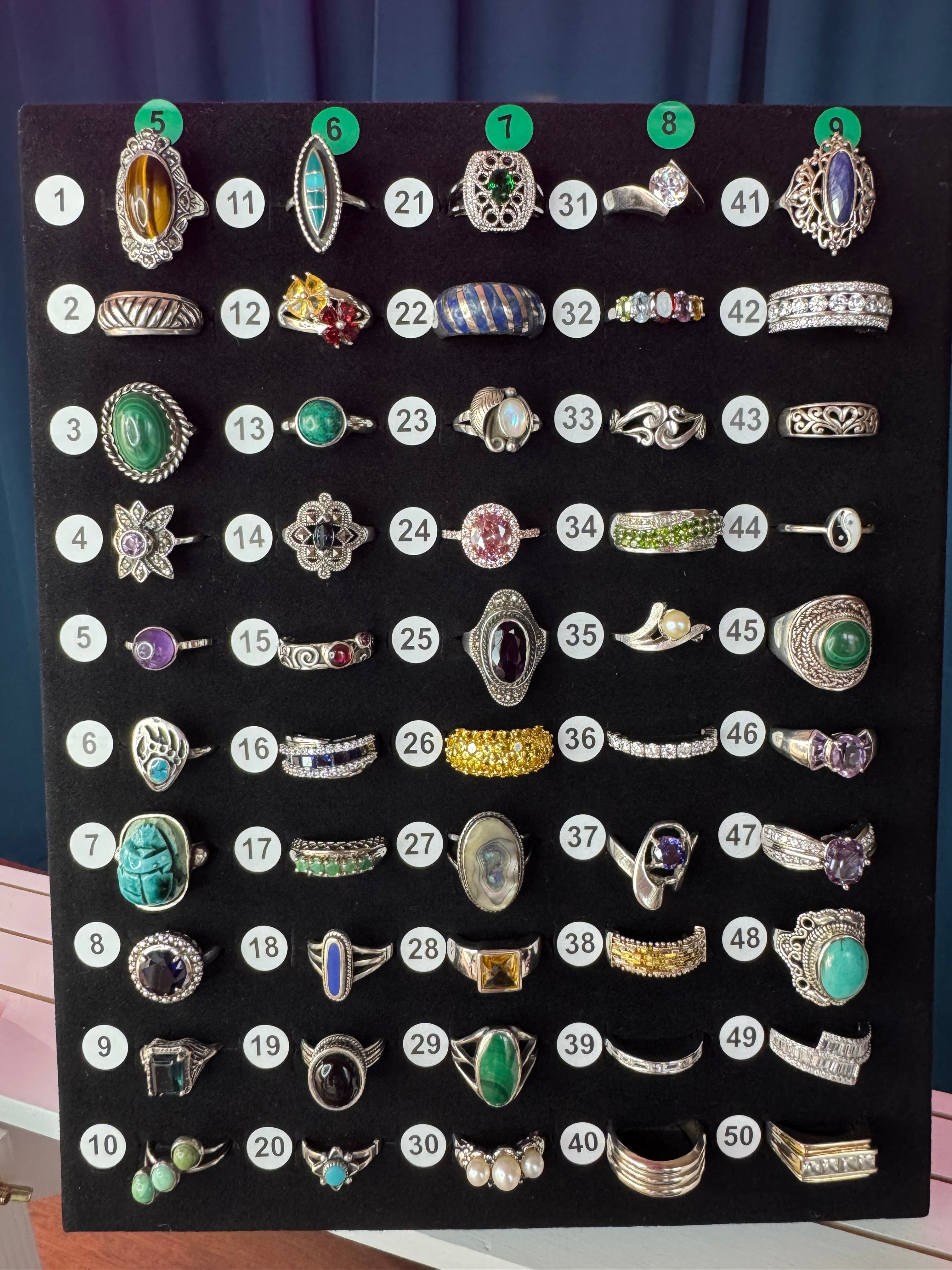 Ring Board F - Sizes 5-9