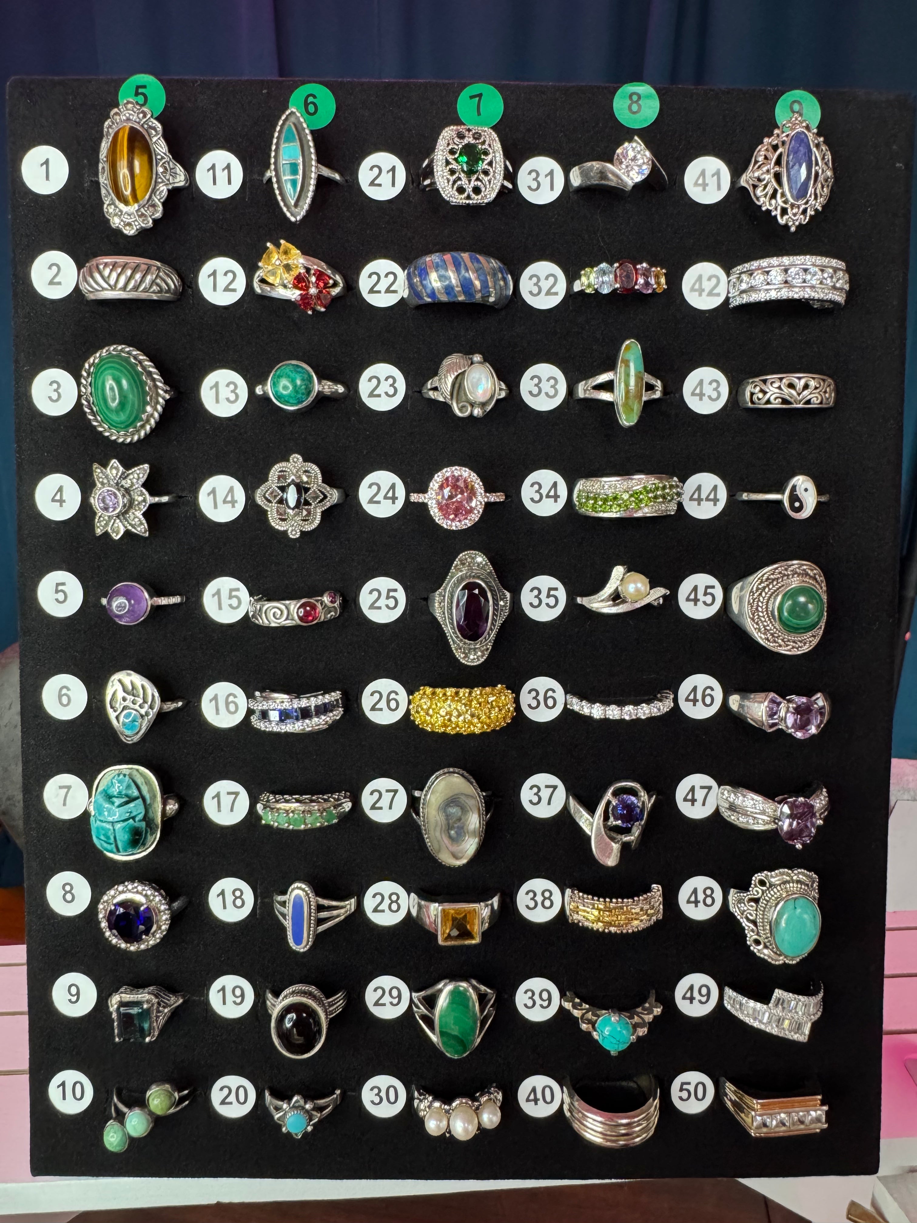 Ring Board F - Sizes 5-9