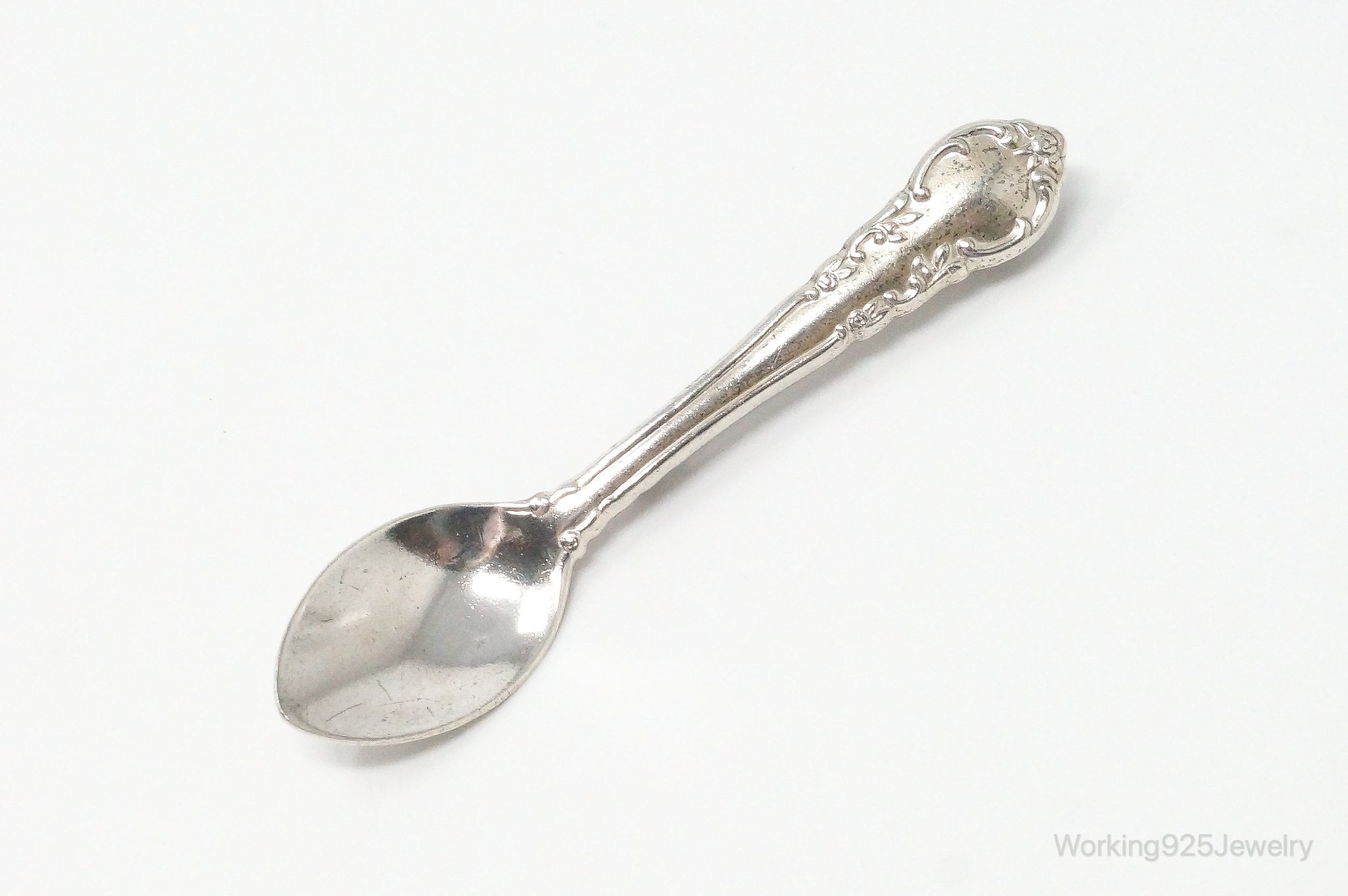 Antique Silverman Brothers Spoon Sterling Silver Brooch Pin