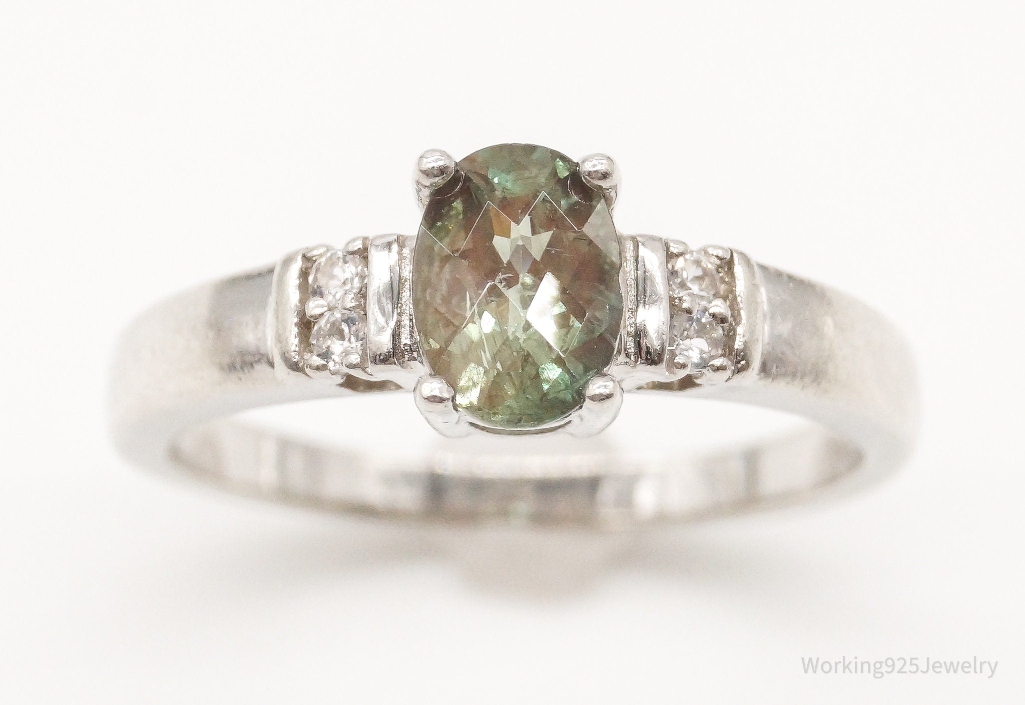 925 Tggc Genuine Gemstone Company Vintage TGGC Green