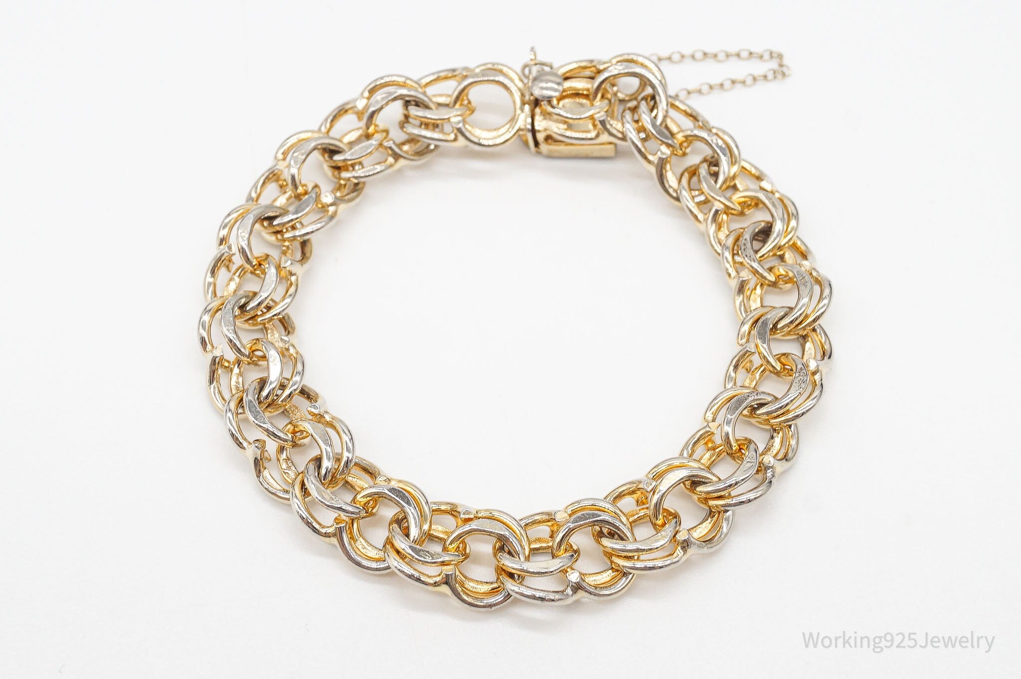 Vintage 1/20 12K Gold Filled Charm Bracelet