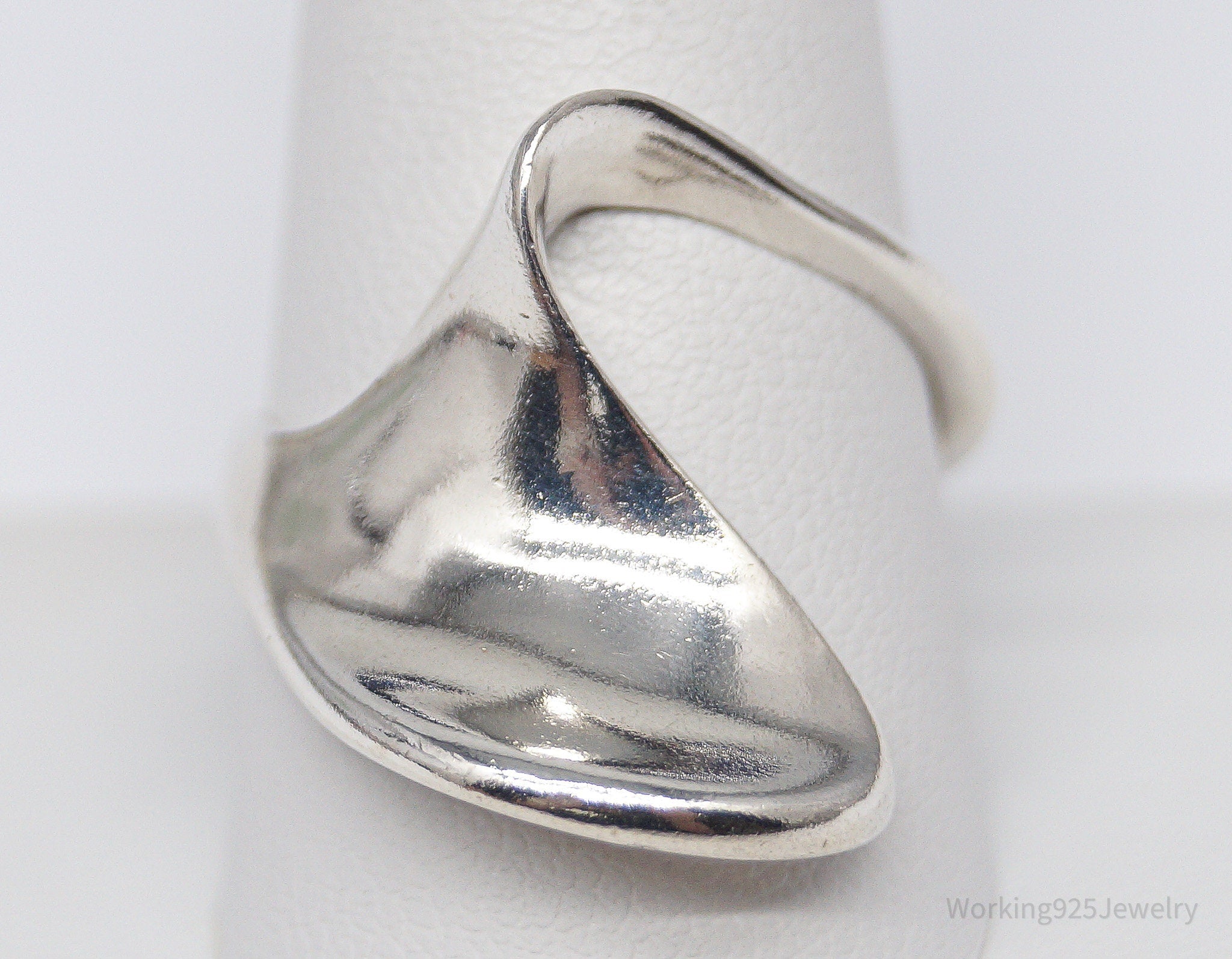 Vintage Boma Modernist Style Sterling Silver Ring - Size 10