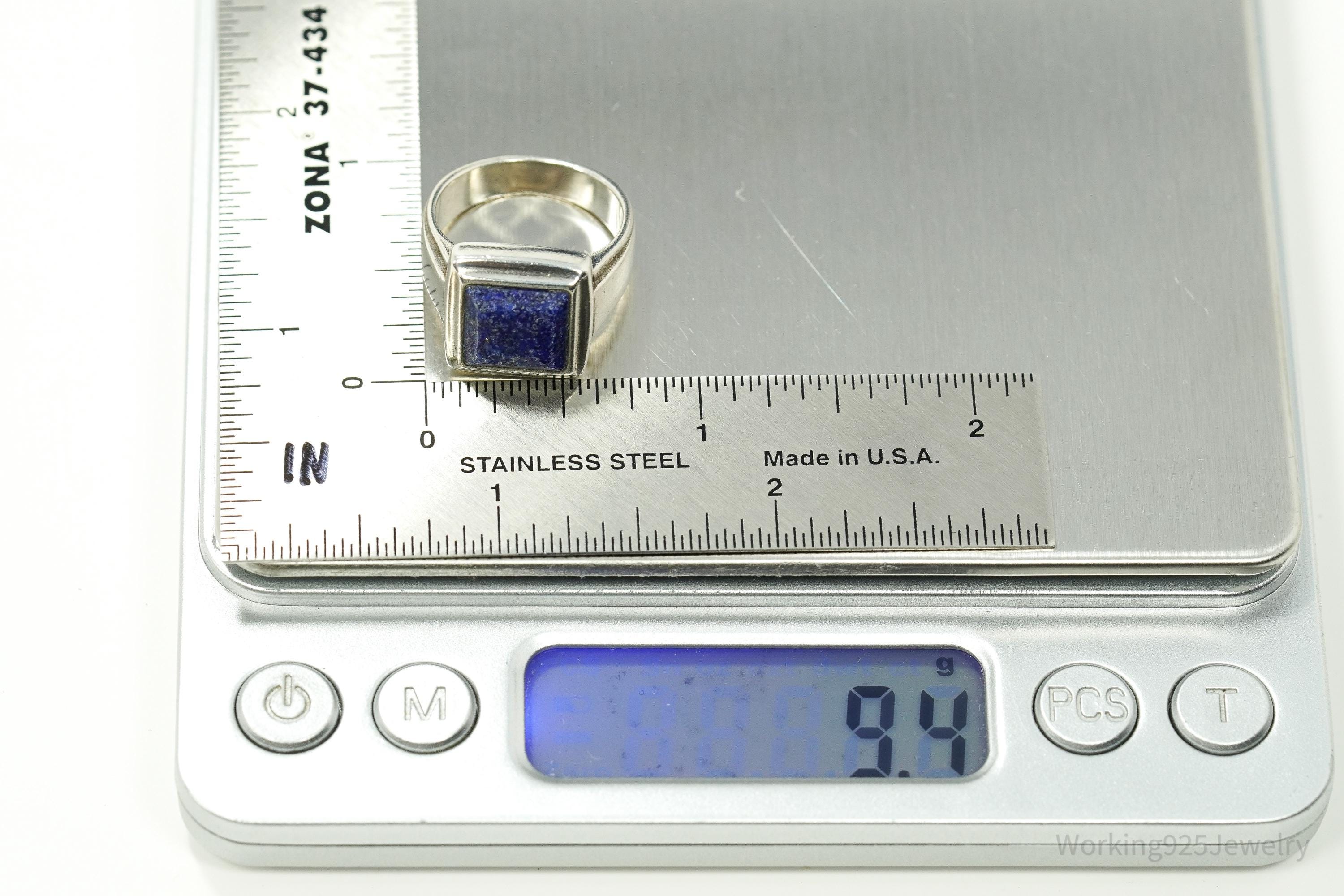 VTG Designer CCO Lapis Lazuli Sterling Silver Ring - SZ 7