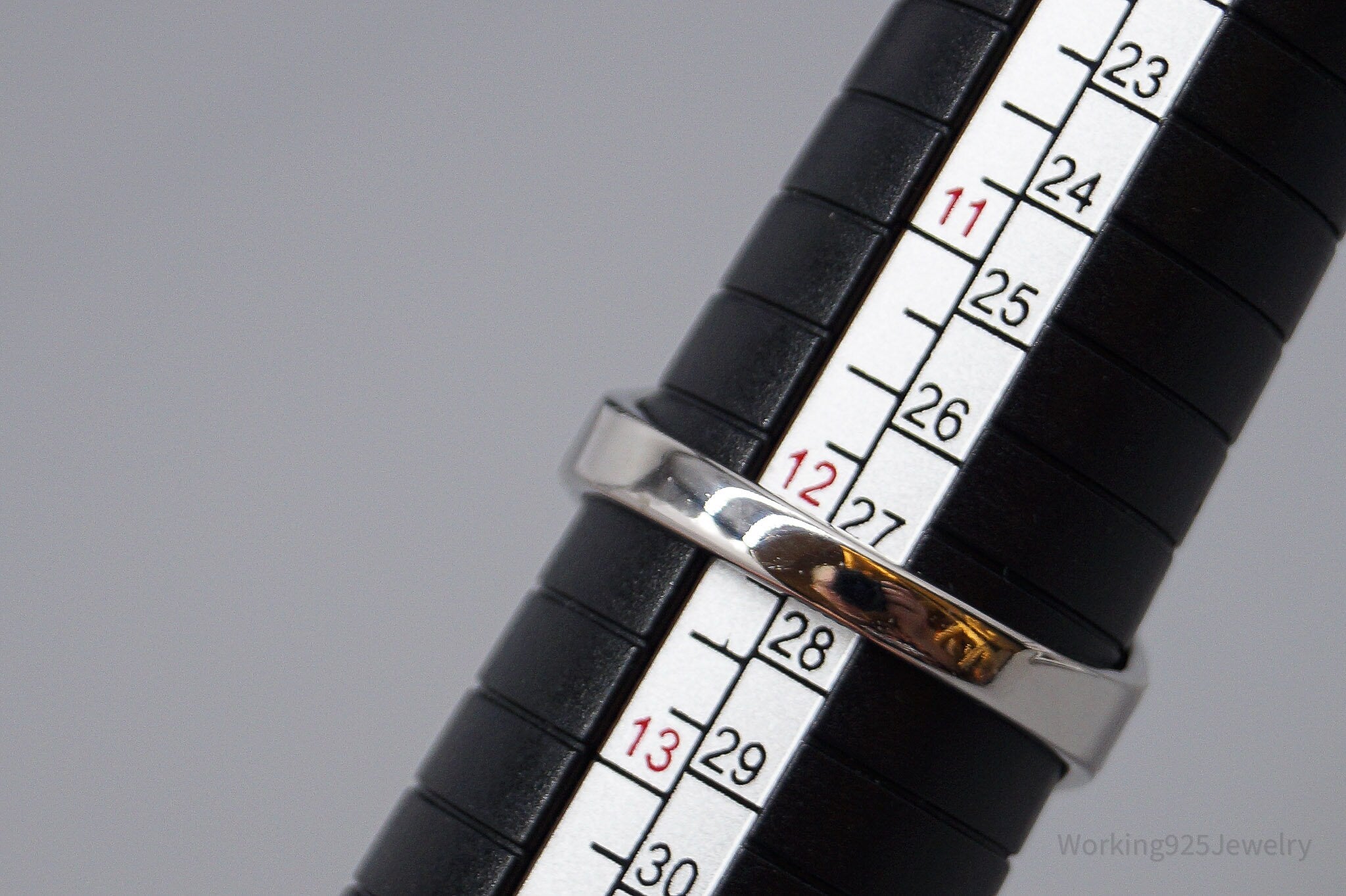 Vintage Designer LIND Cubic Zirconia Sterling Silver Ring - Size 12