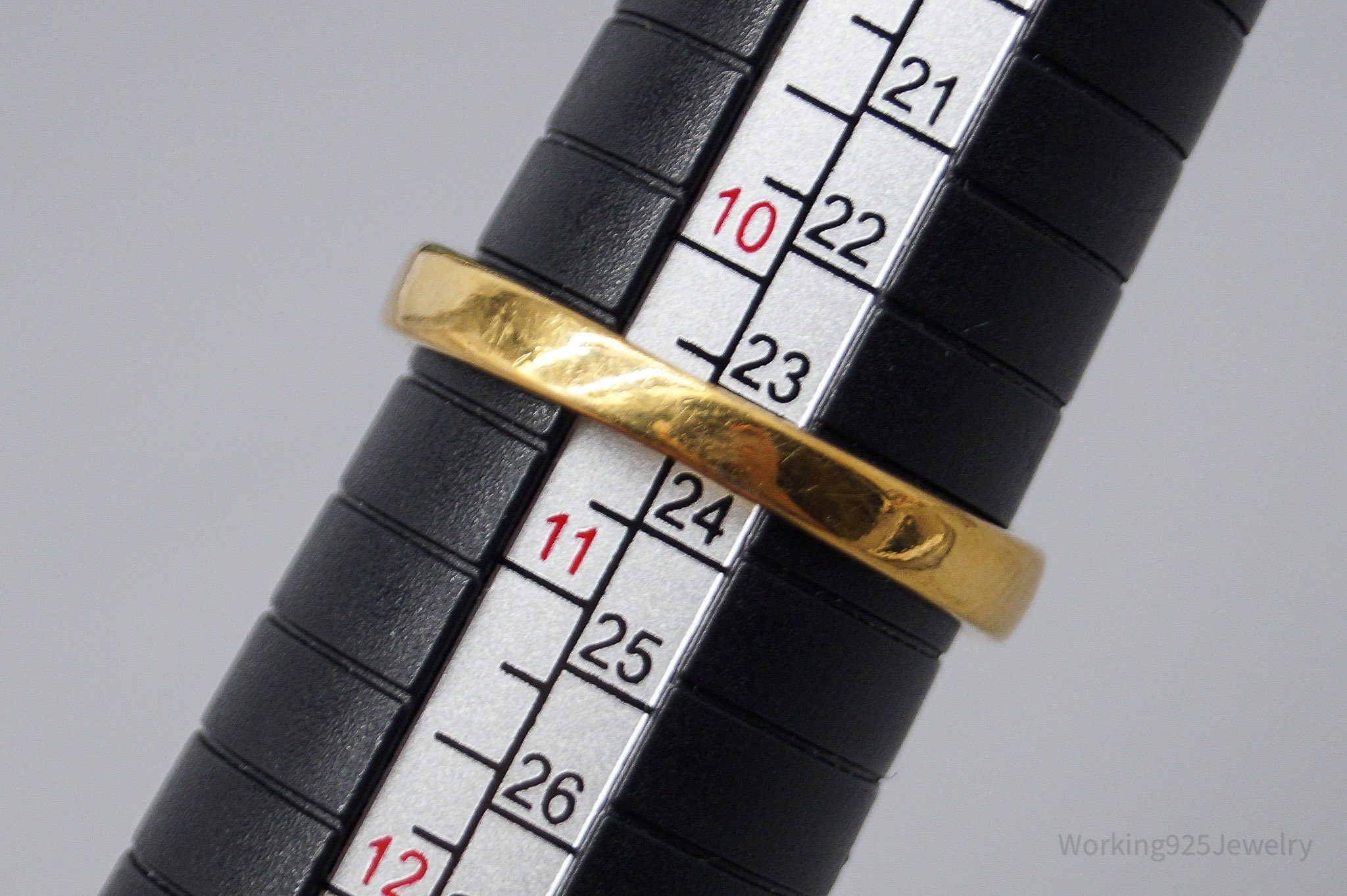 Vintage Designer Mystic Topaz Gold Vermeil Over Sterling Silver Ring Size 10.5