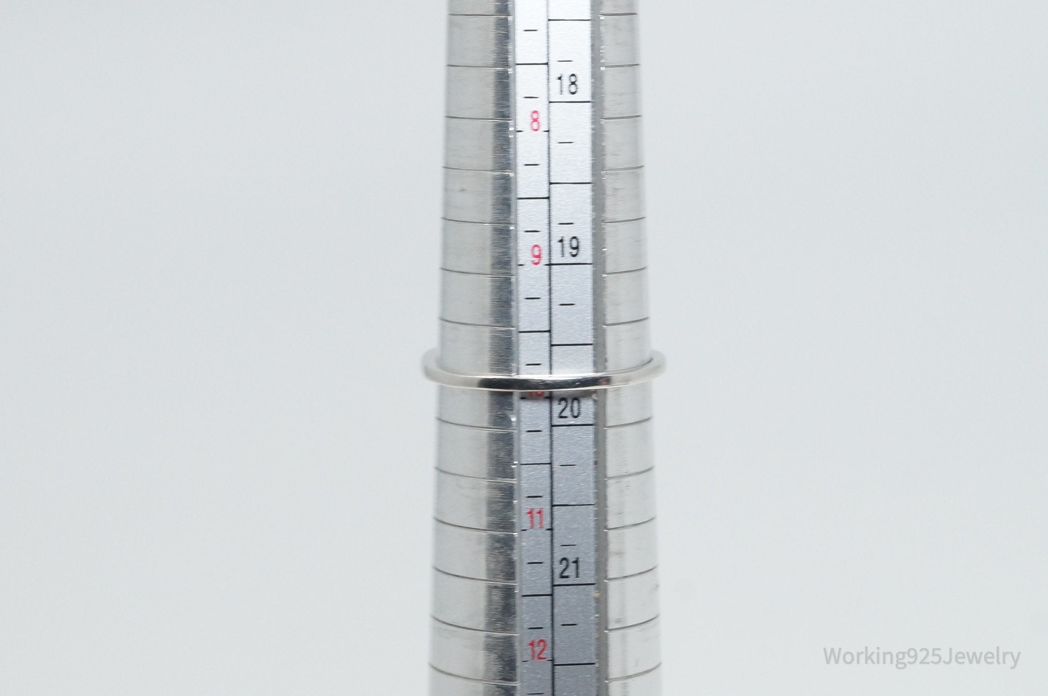 Vintage Amethyst Flower Sterling Silver Ring - Sz 10