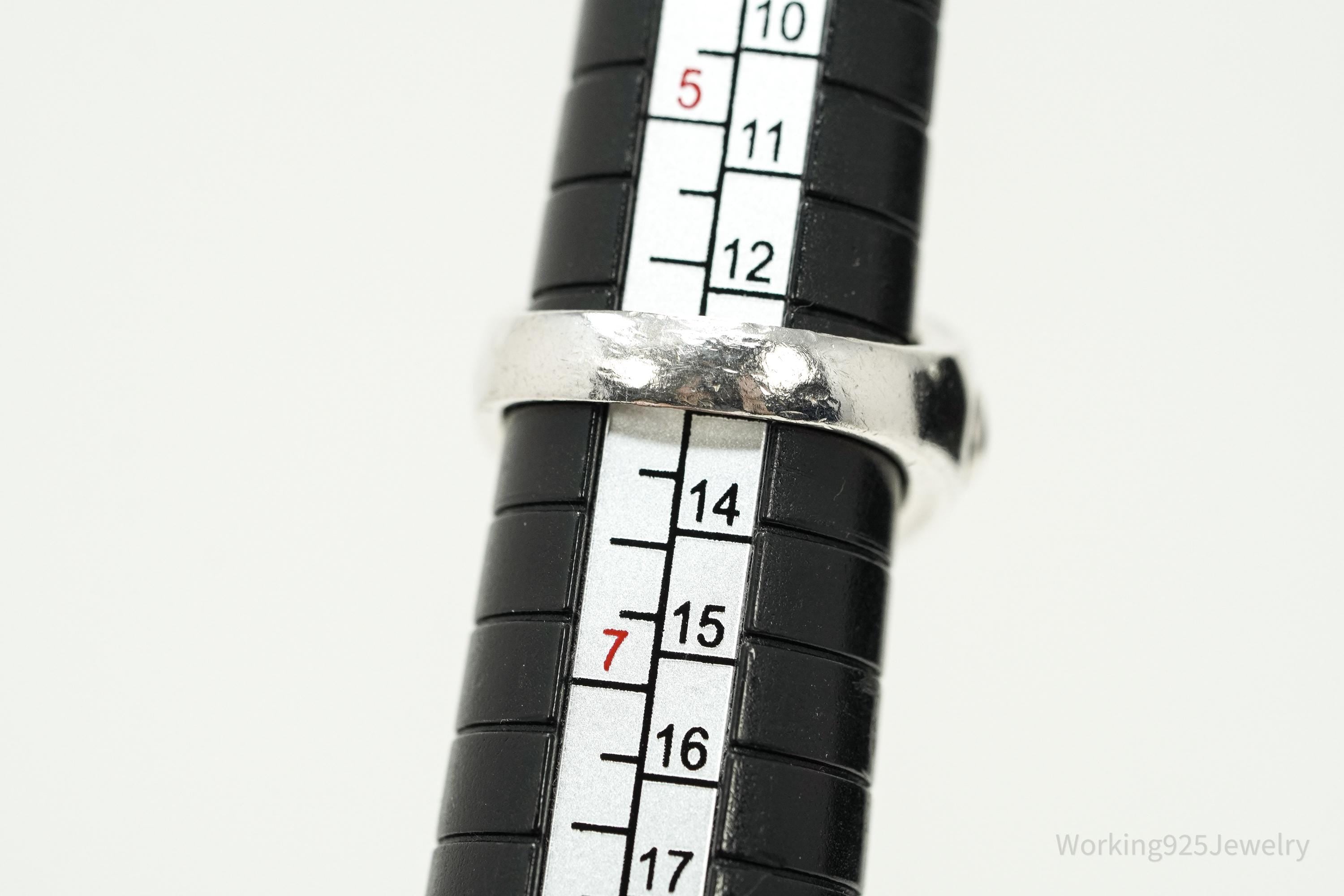 Vintage Scrolls & Swirls Sterling Silver Ring - Size 6