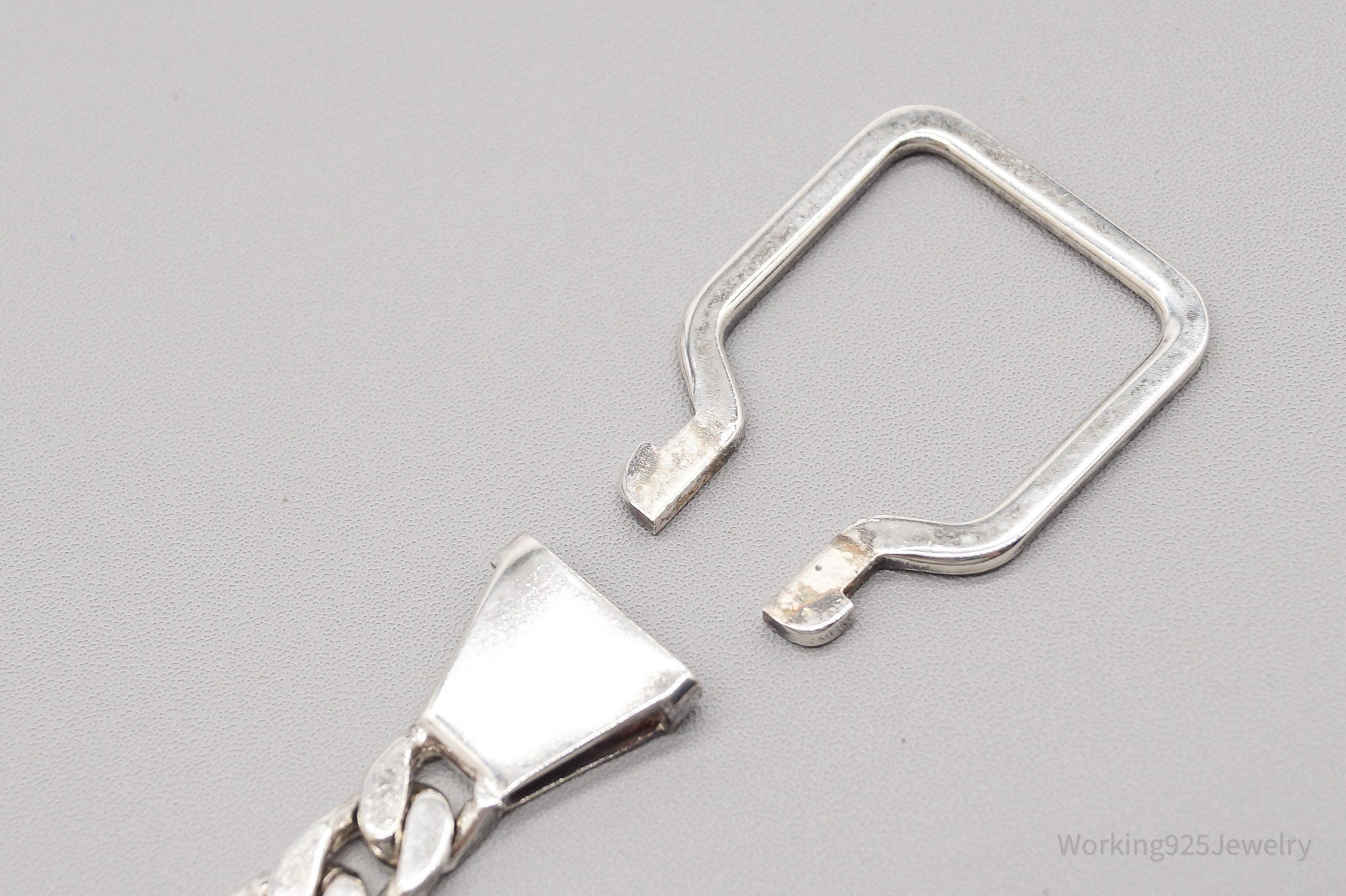 Vintage PAMP Suisse 15 Gram Fine Silver 999.0 Palm Tree & Arabian Swords Keychain