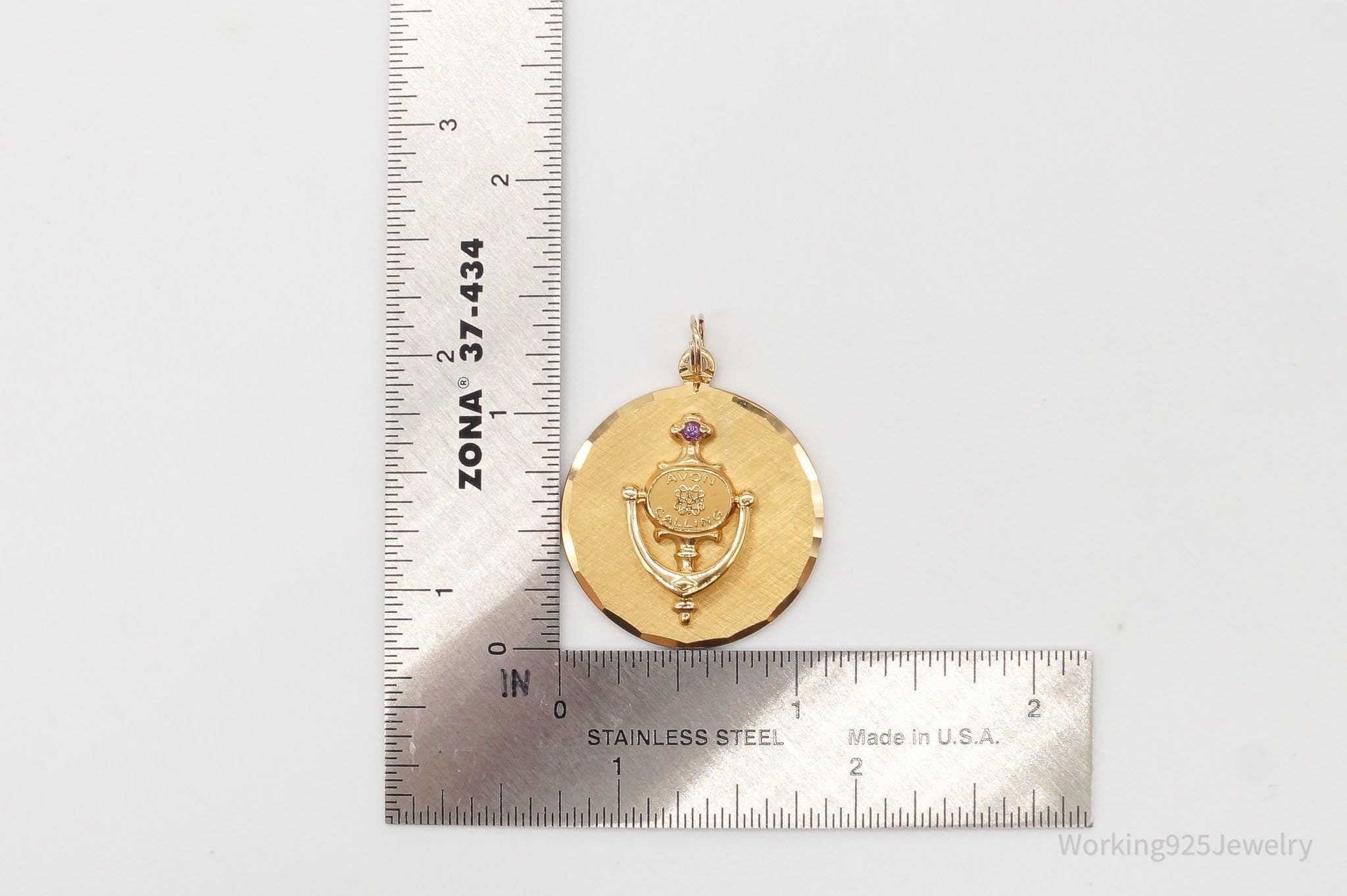 Rare Vintage Avon Presidents Club 10K Pendant | Working 925 Jewelry