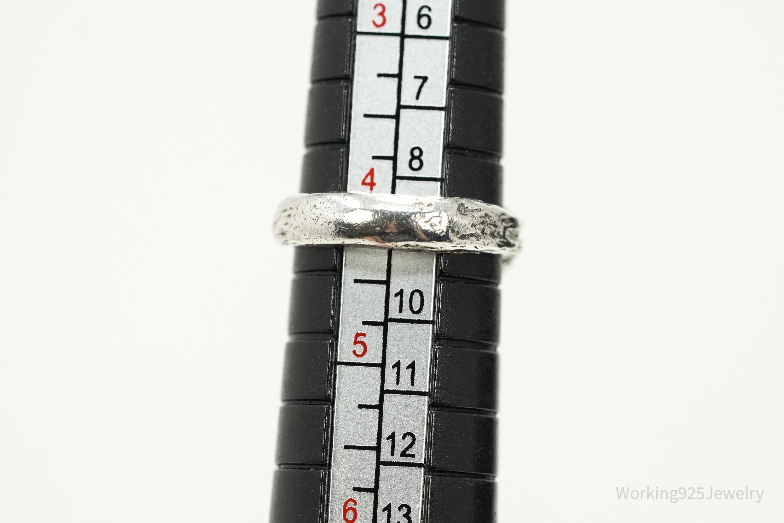 RARE Vintage JAMES AVERY Retired Flower Sterling Silver Ring Size 4.25