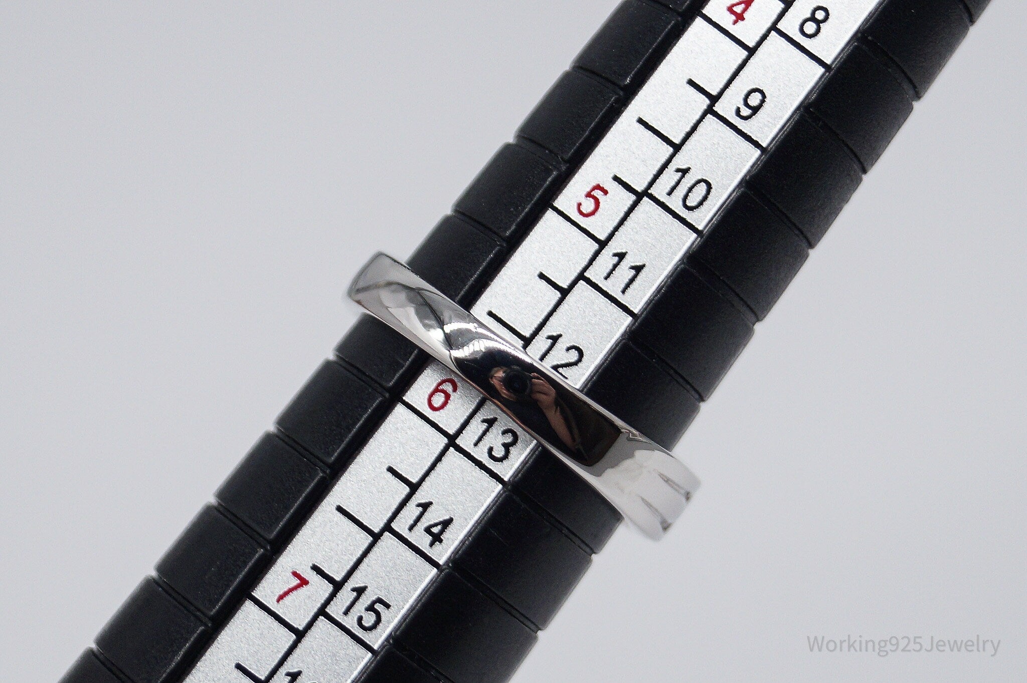 Vintage Opal & Cubic Zirconia Sterling Silver Ring - Size 5.75