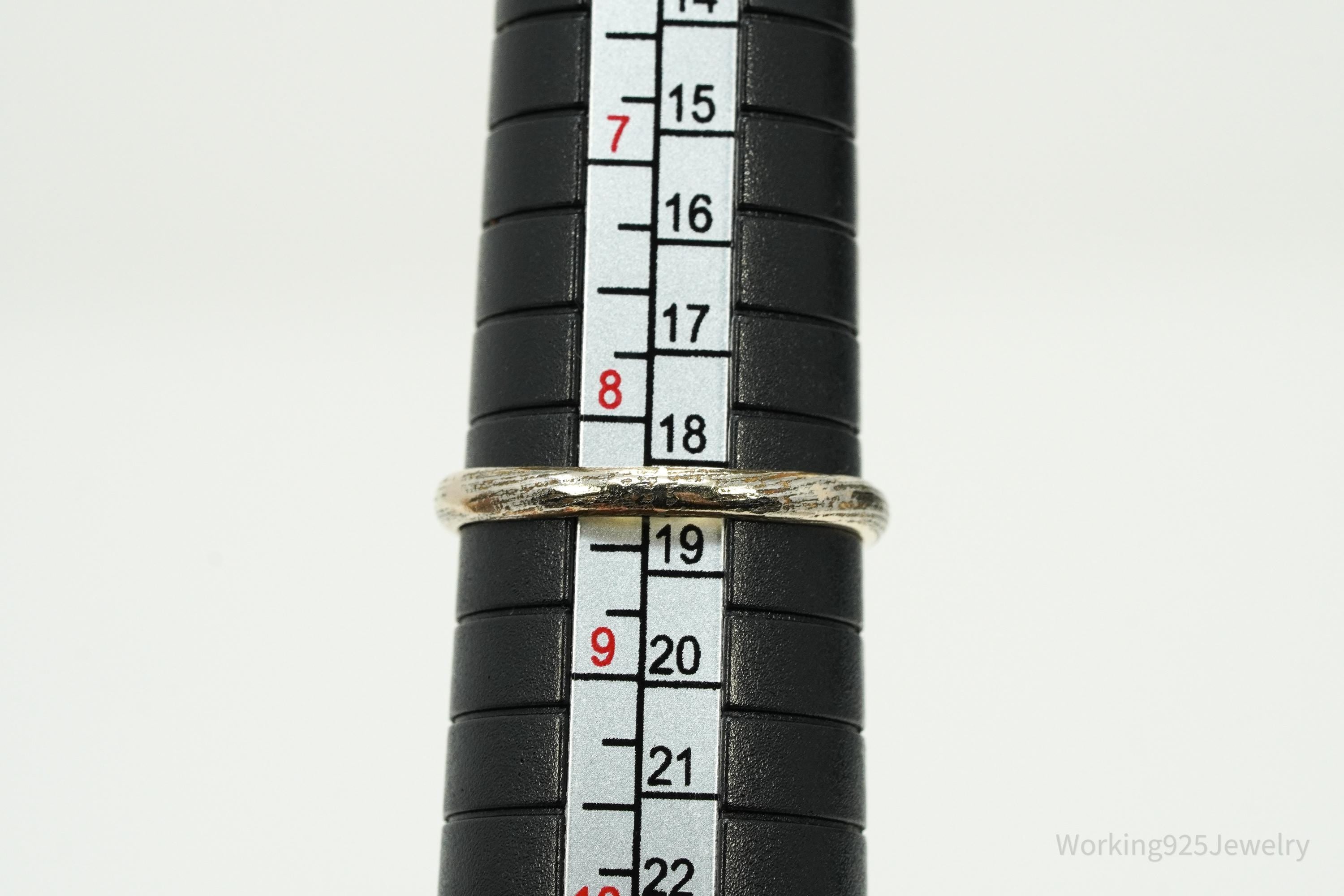 Antique Designer Clark & Coombs Goldstone 10K Gold Filled Ring Size 8.25