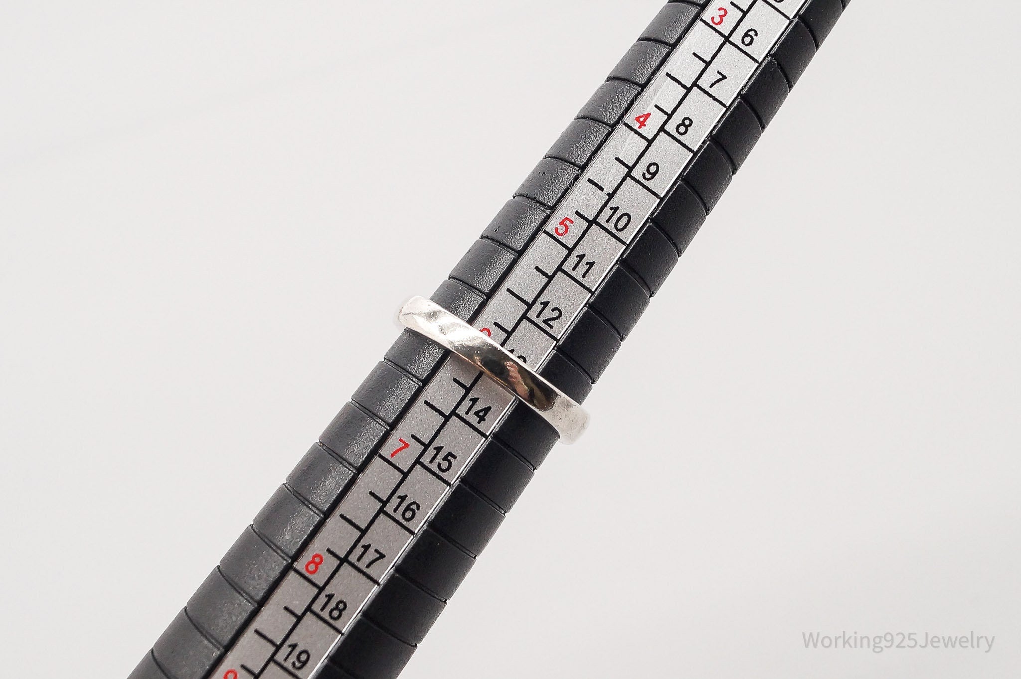 Vintage Peridot Sterling Silver Ring - Size 6