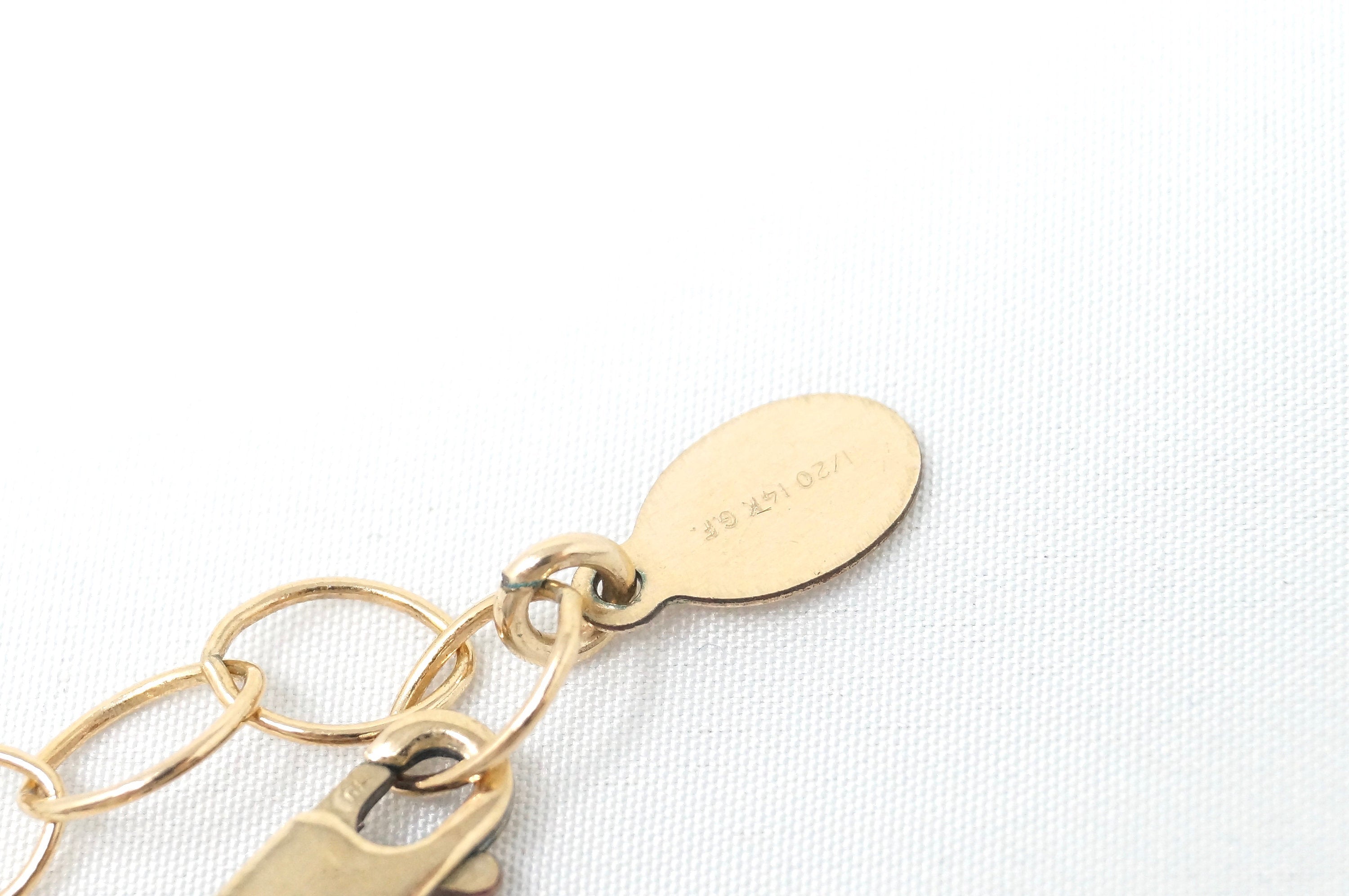 Vintage Designer Deb Guyot Quartz 14K Gold Filled Sterling Silver Necklace