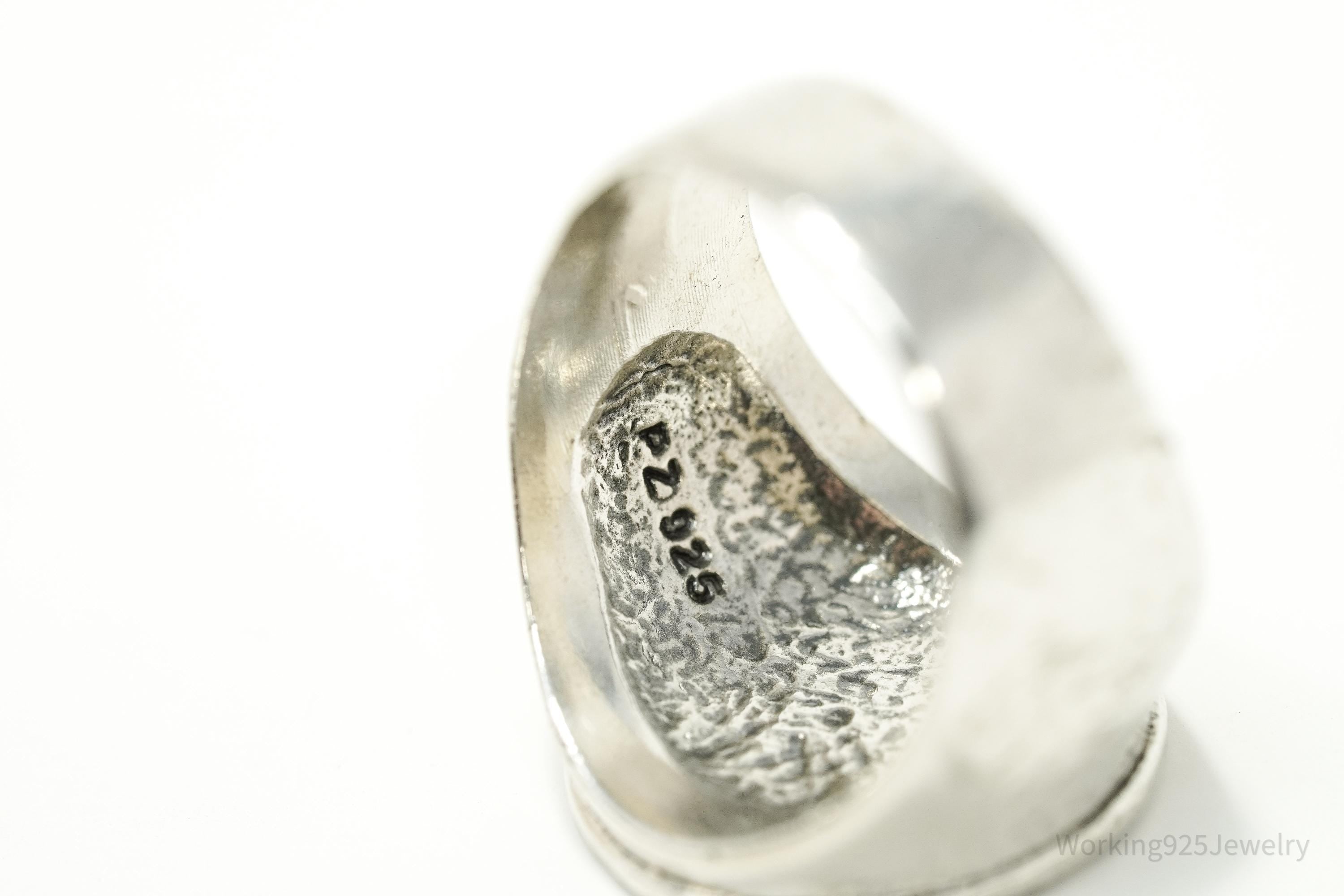 Vintage Paz Sterling Silver Cross Ring - Size 8