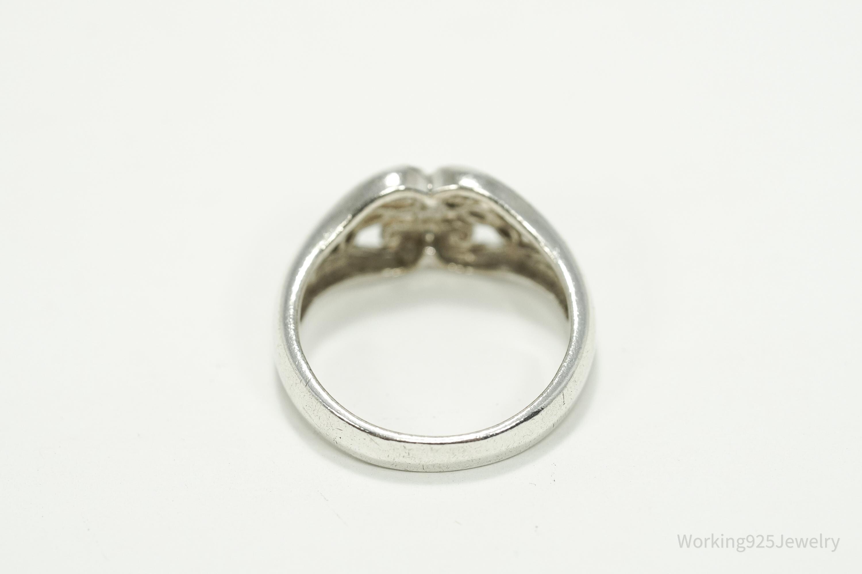 Vintage PSCL Trinity Celtic Knot Sterling Silver Ring - Size 7