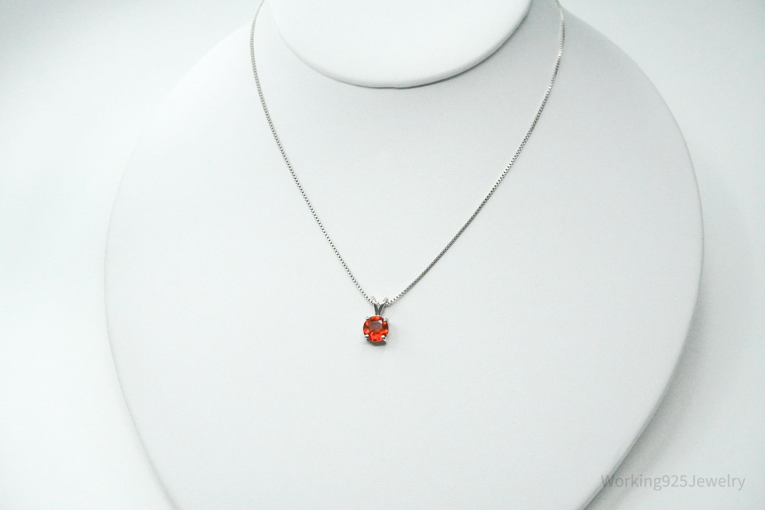 JTV's TGGC Madeira Citrine Sterling Silver Necklace 18"