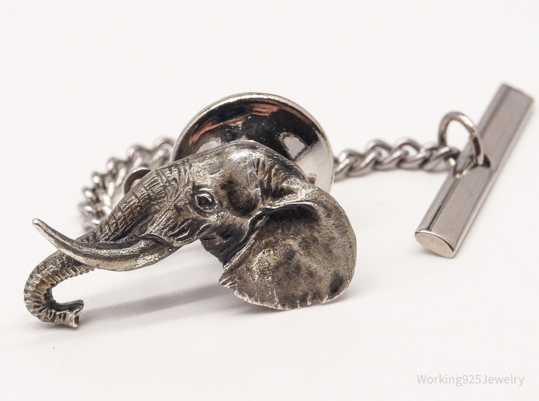 RARE Sid Bell Elephant Head Tie Tack