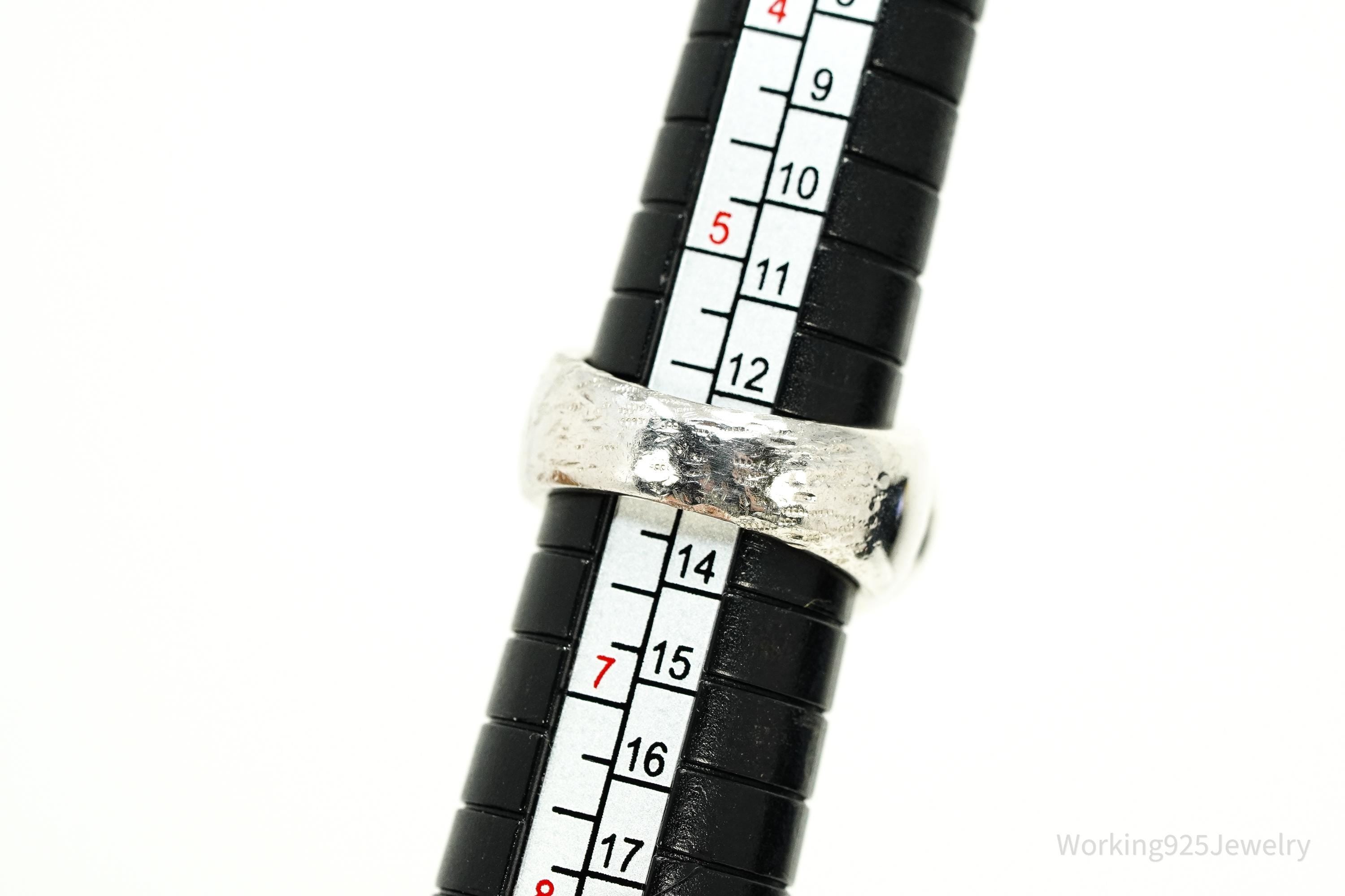 Vintage Joseph Esposito Espo Amethyst Sterling Silver Ring Size 6