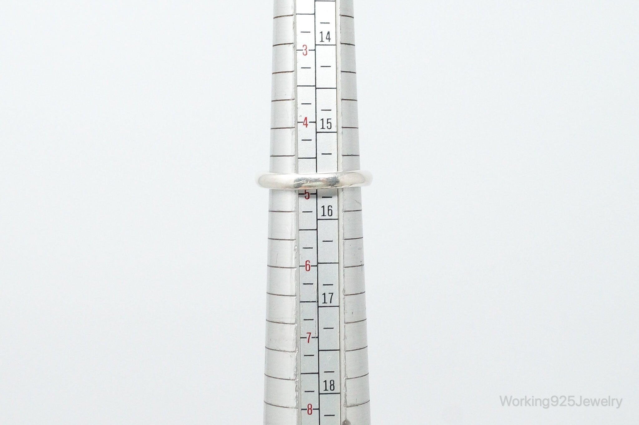 Vintage Amethyst Sterling Silver Ring - Size 4.75