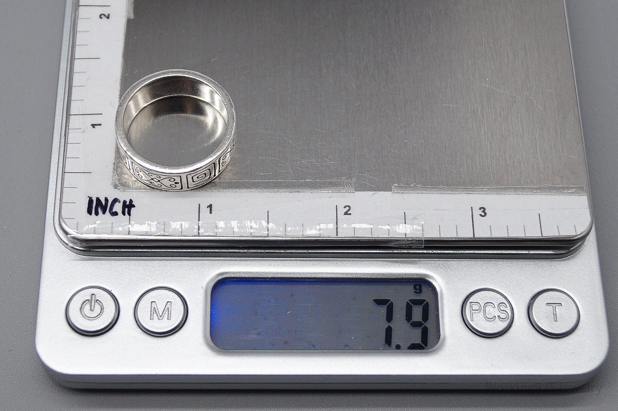 Vintage Designer Brighton Scrolls Sterling Silver Ring - Size 9