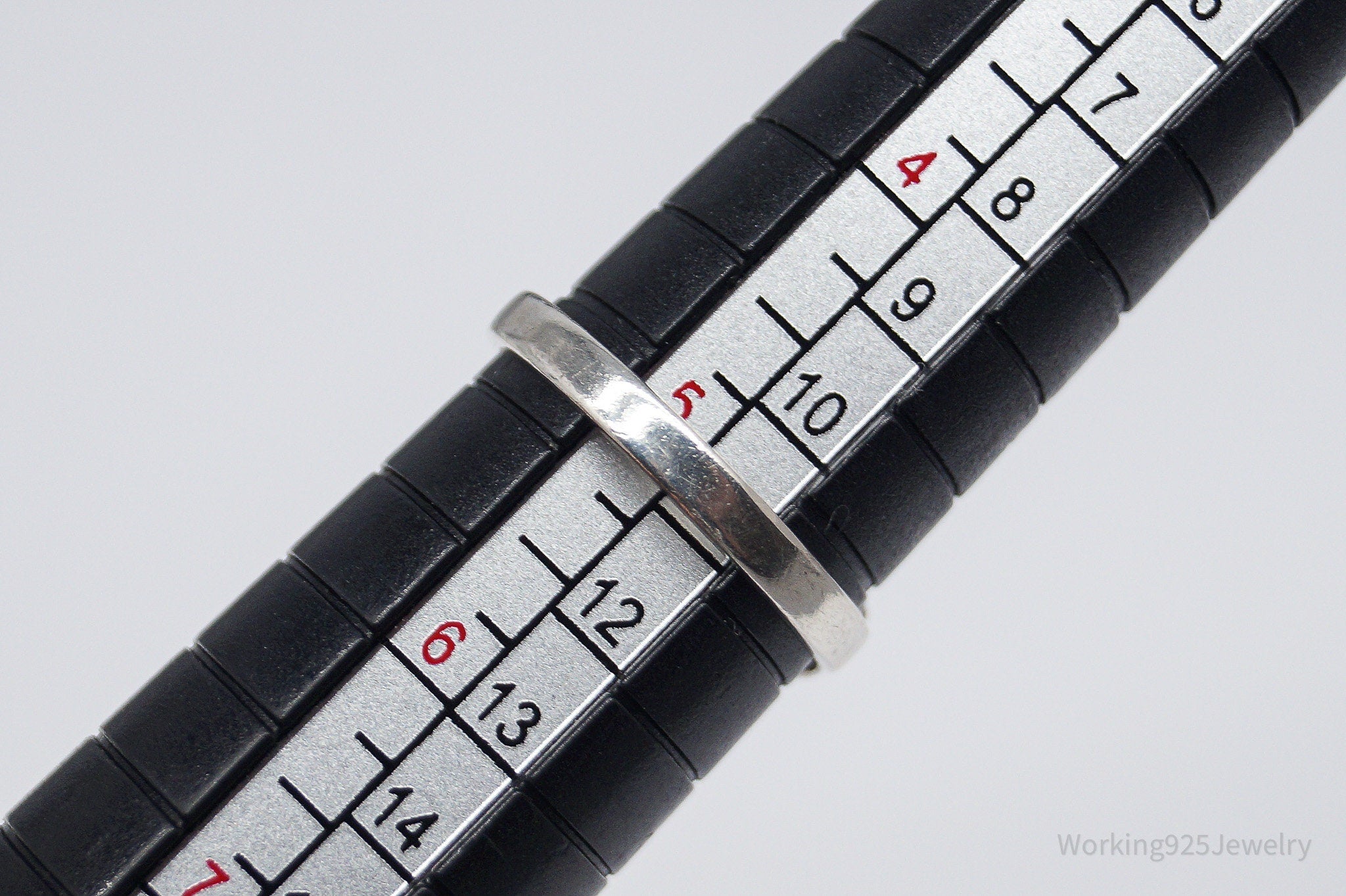 Vintage Native Bell Trading Post Turquoise Sterling Silver Ring - Size 5