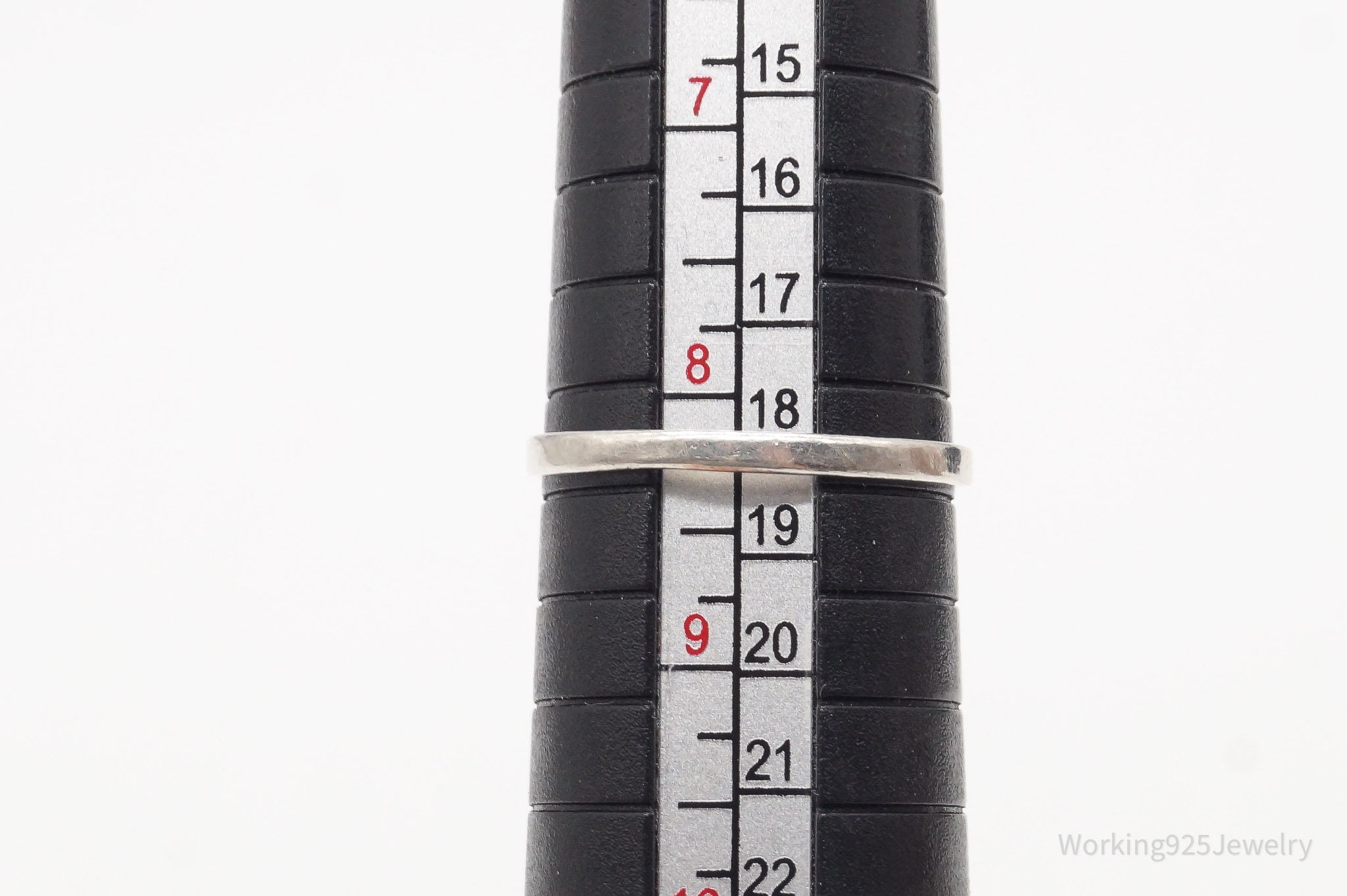 Antique Carnelian 835 Silver Ring - Size 8.25