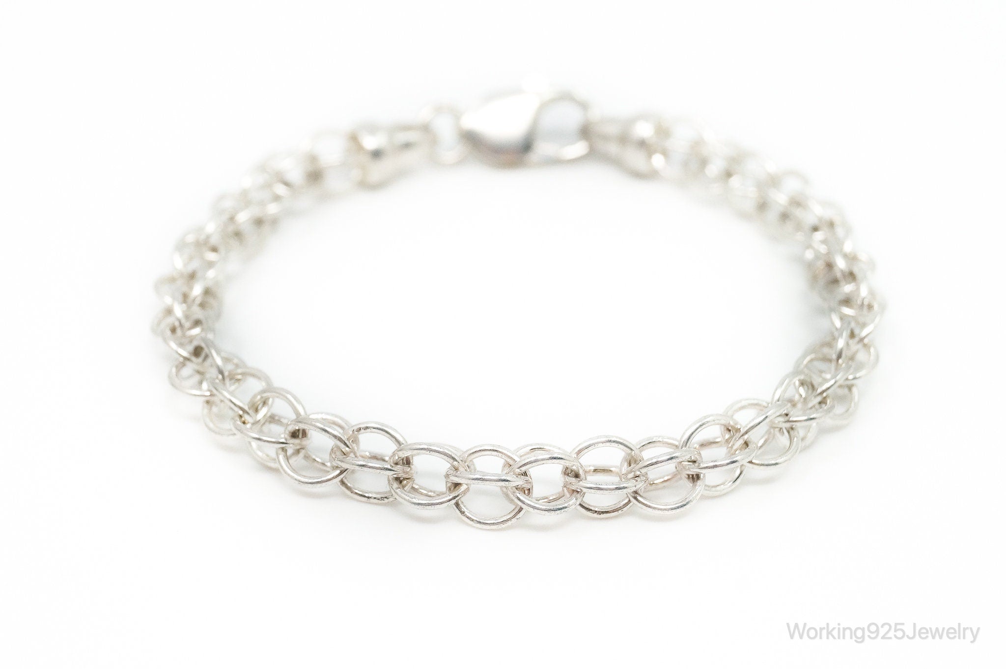 Vintage Sterling Silver Chain Bracelet