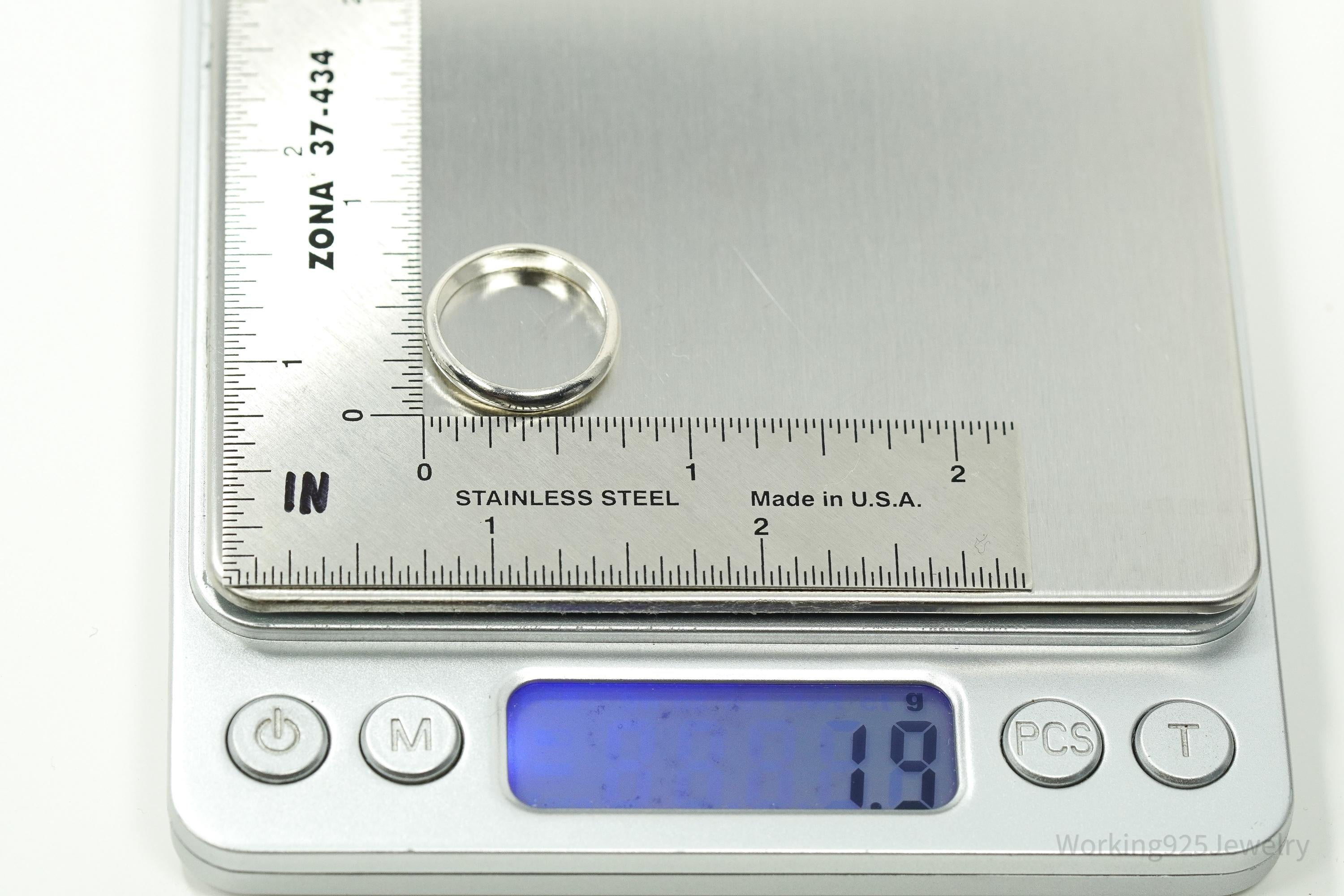 Vintage Boma Sterling Silver Band Ring - Size 5.5