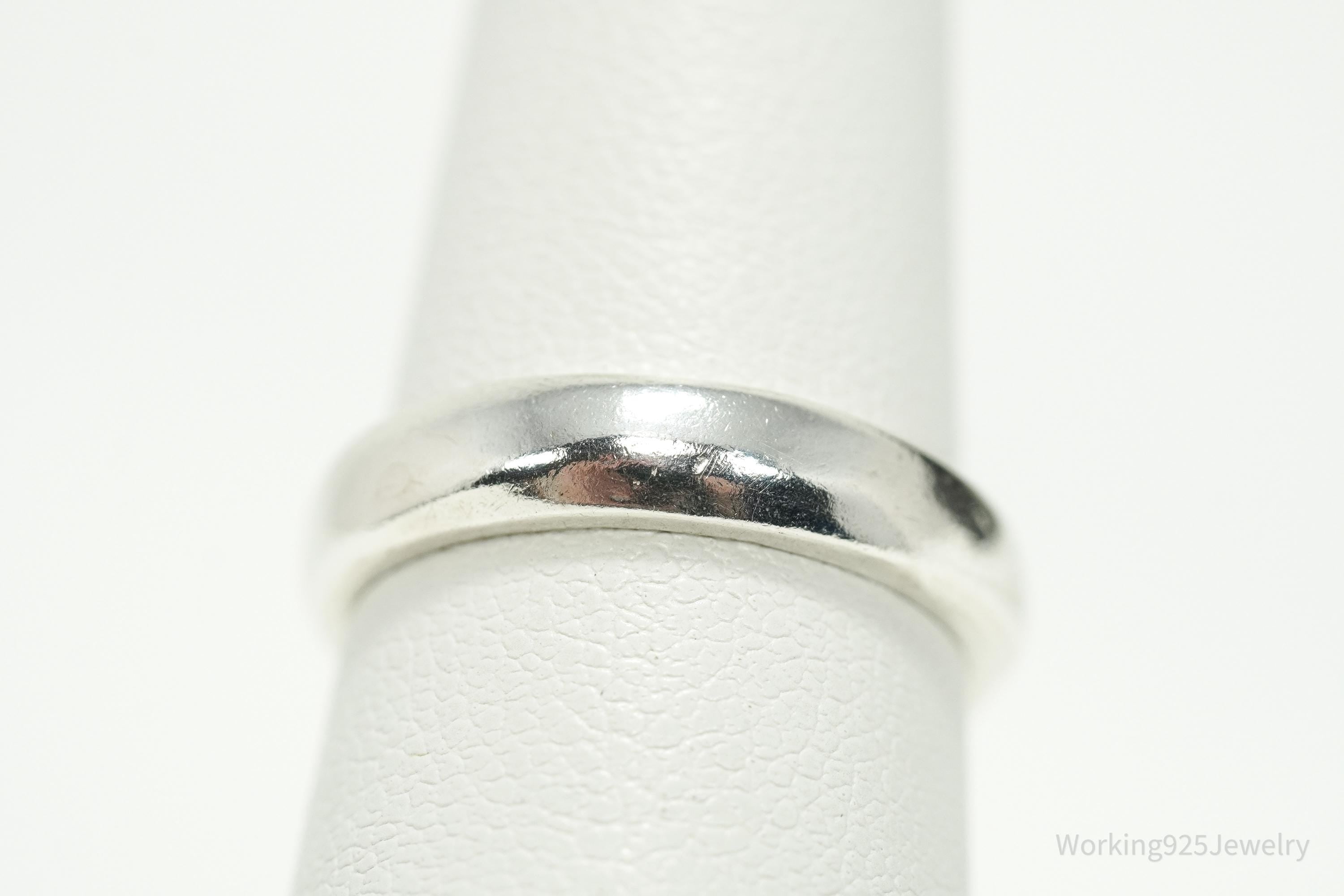 Vintage Sterling Silver Band Ring - Size 5.25