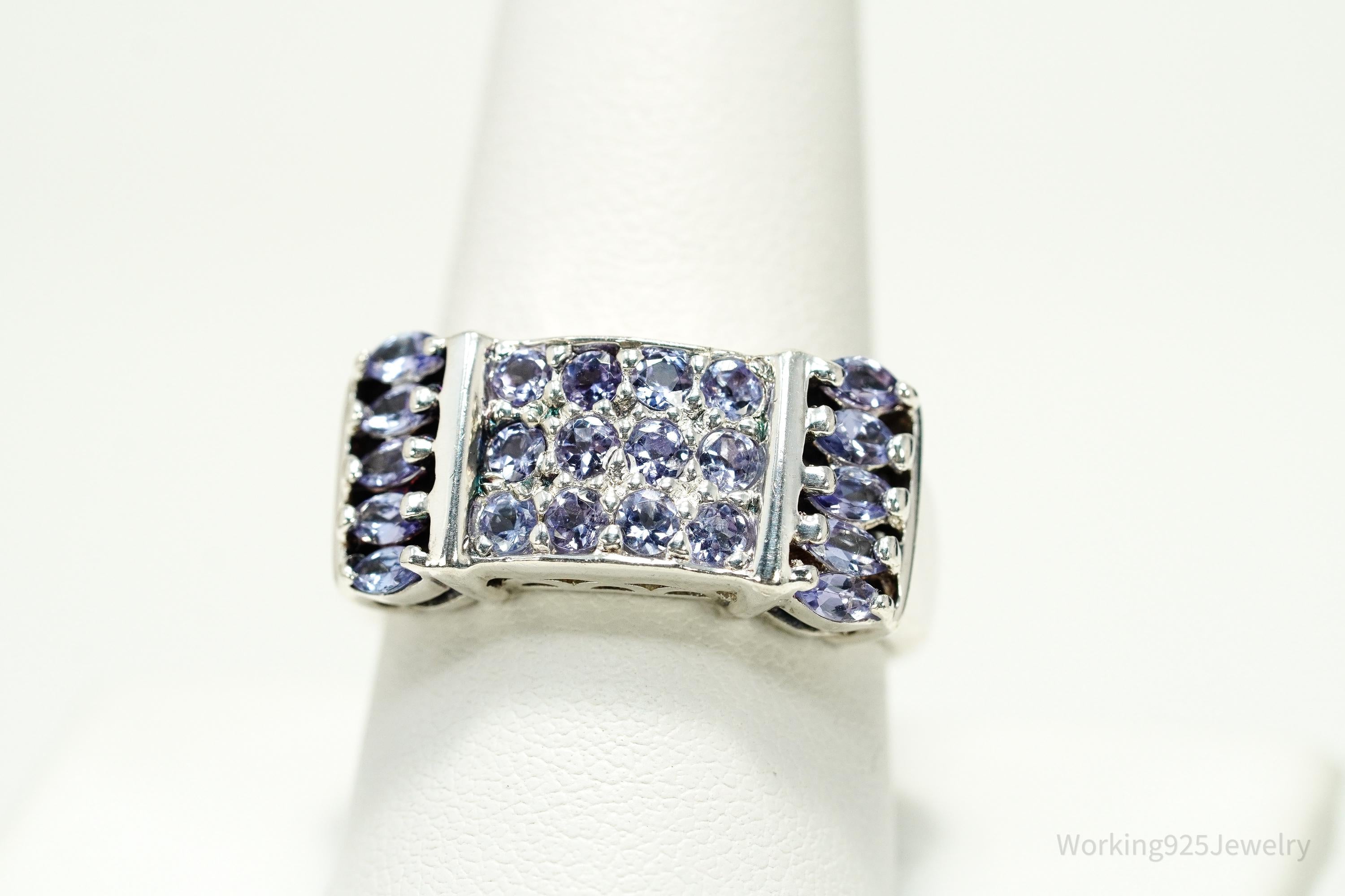 Vintage Tanzanite Sterling Silver - Ring 10