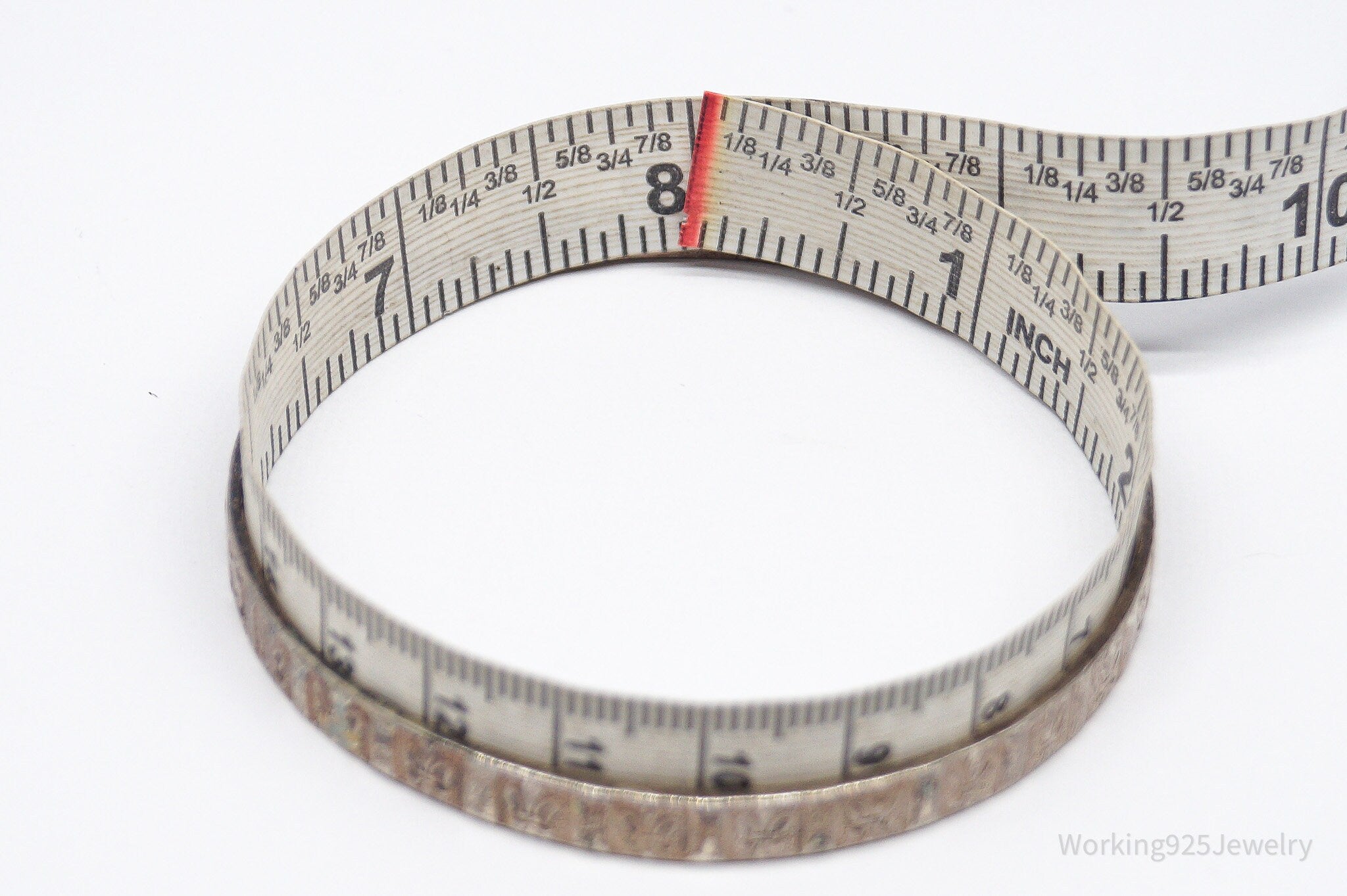 Antique Designer Danecraft Fleur-De-Lis Pattern Sterling Silver Bracelet 8"